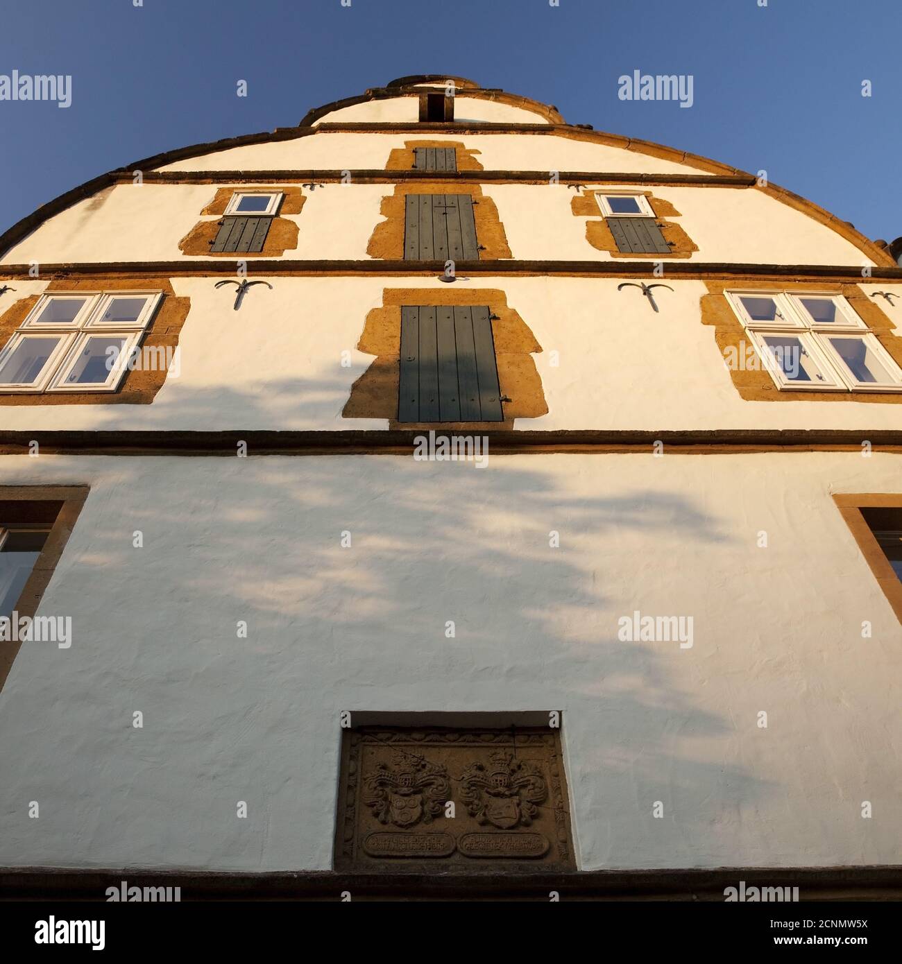 Spiegelshof, Weser Renaissance, Bielefeld, Westfalia orientale, Renania settentrionale-Vestfalia, Germania, Europa Foto Stock