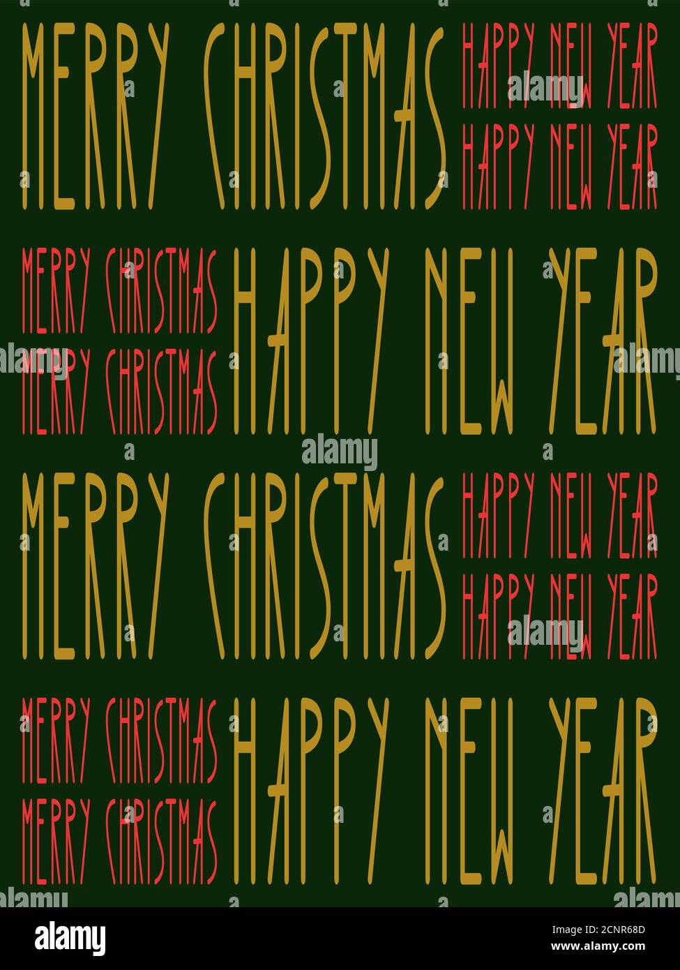 Buon Natale e buon anno banner. Illustrazione vettoriale per sfondo. Testo Illustrazione Vettoriale