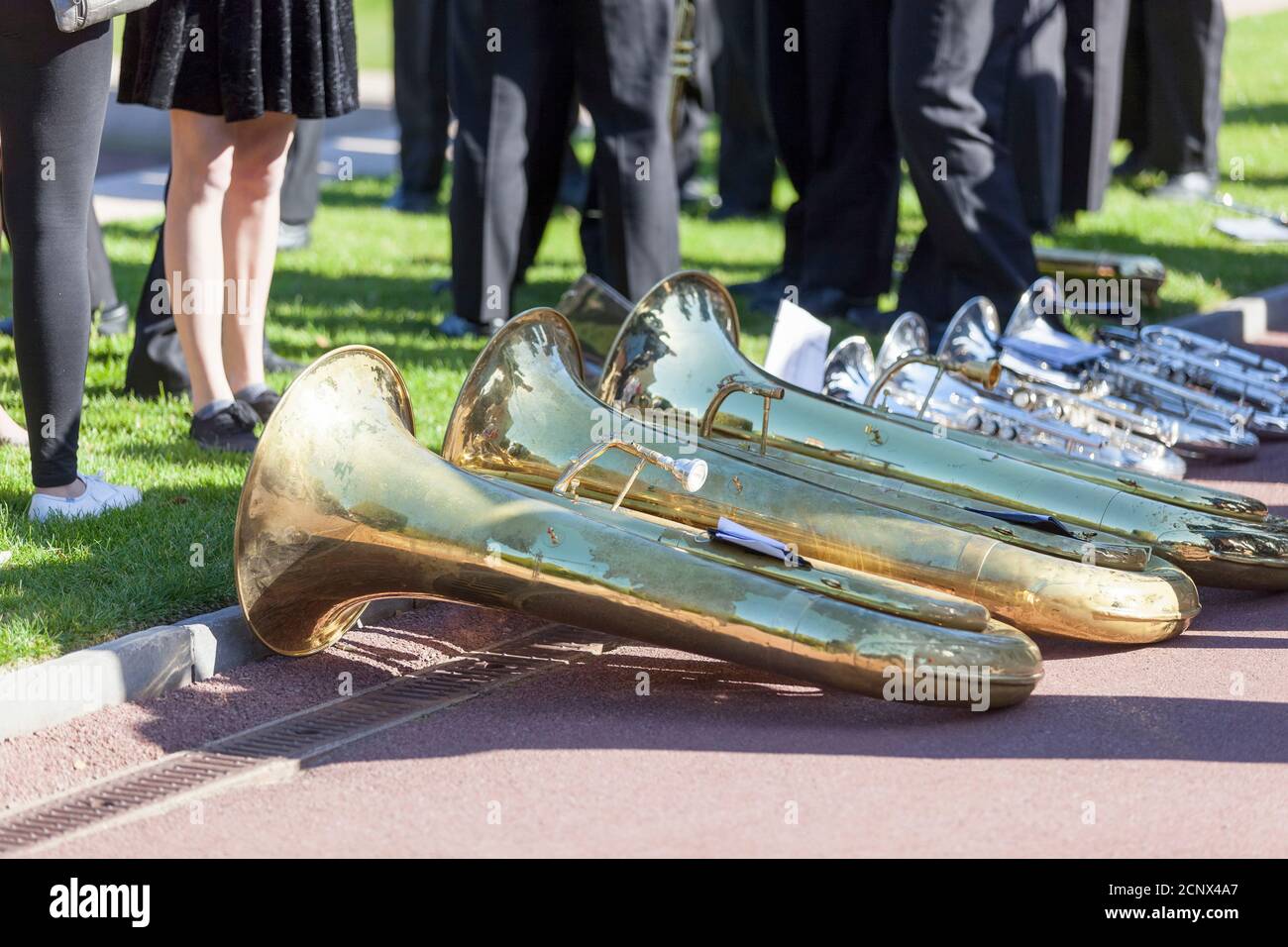 Cimitero militare di Cherbourg, Normandia, Francia Foto Stock