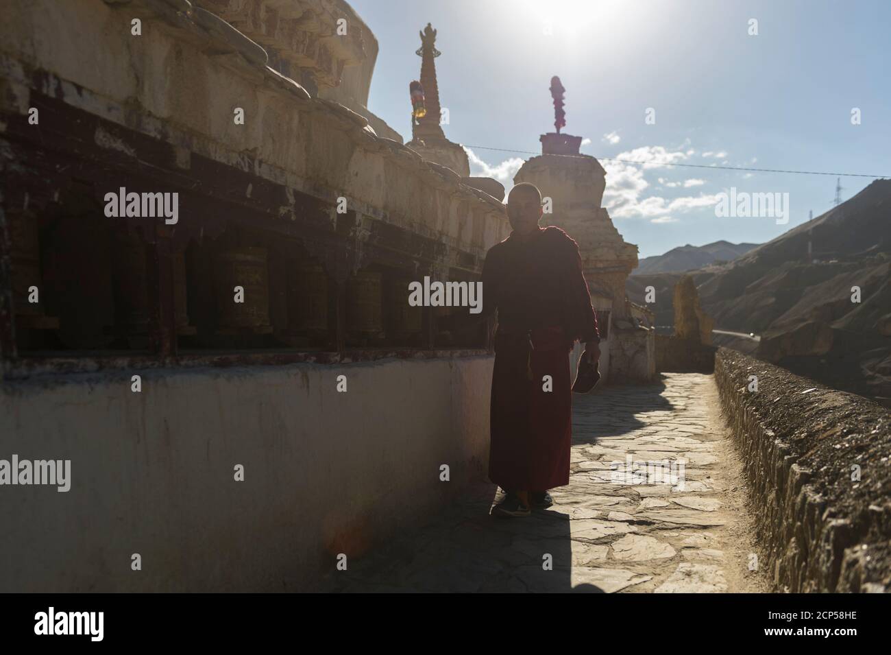 Il monastero di Lamayuru Gompa Foto Stock