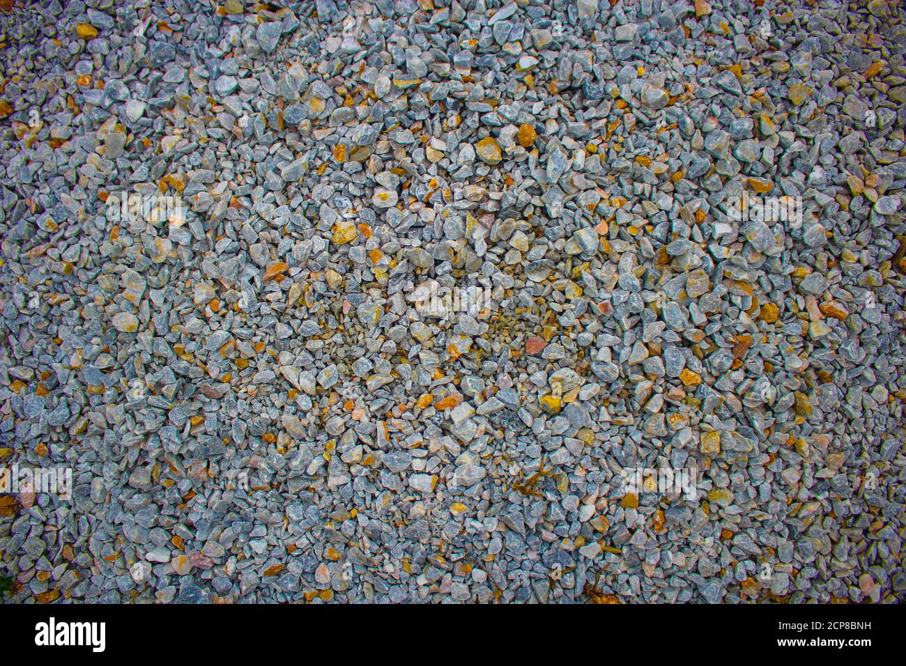 Colorato Pebble minerale, struttura in pietra, pietra ghiaia sfondo pavimento Foto Stock