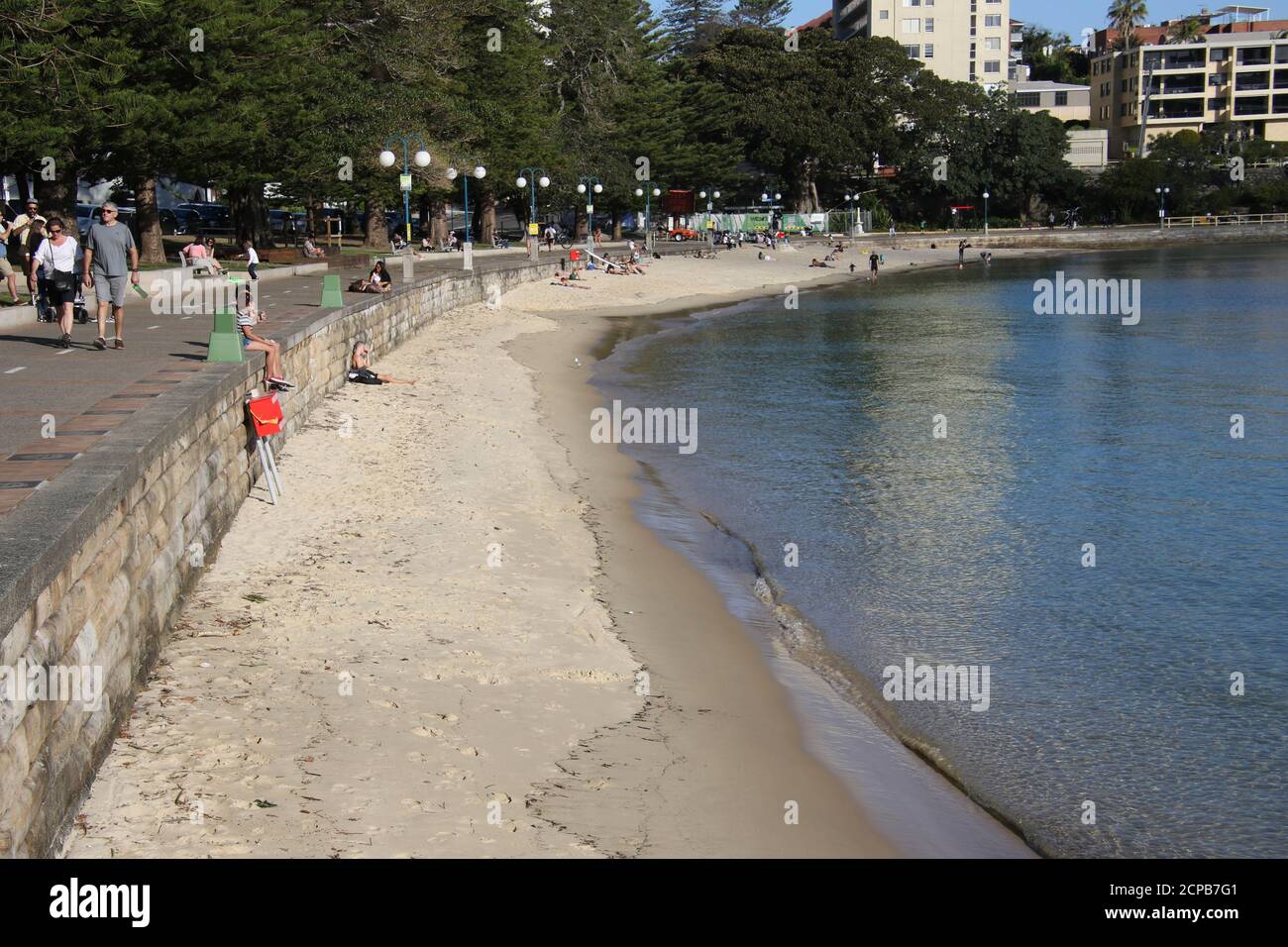 East Manly Cove Beach, Cabbage Tree Bay, Manly, Sydney, NSW, Australia Foto Stock