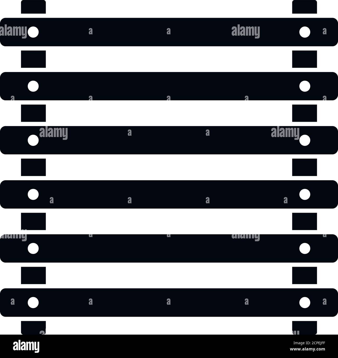 Icona della struttura in legno della sauna. Semplice illustrazione di icona vettoriale di legno di sauna per il disegno di fotoricettore isolato su sfondo bianco Illustrazione Vettoriale