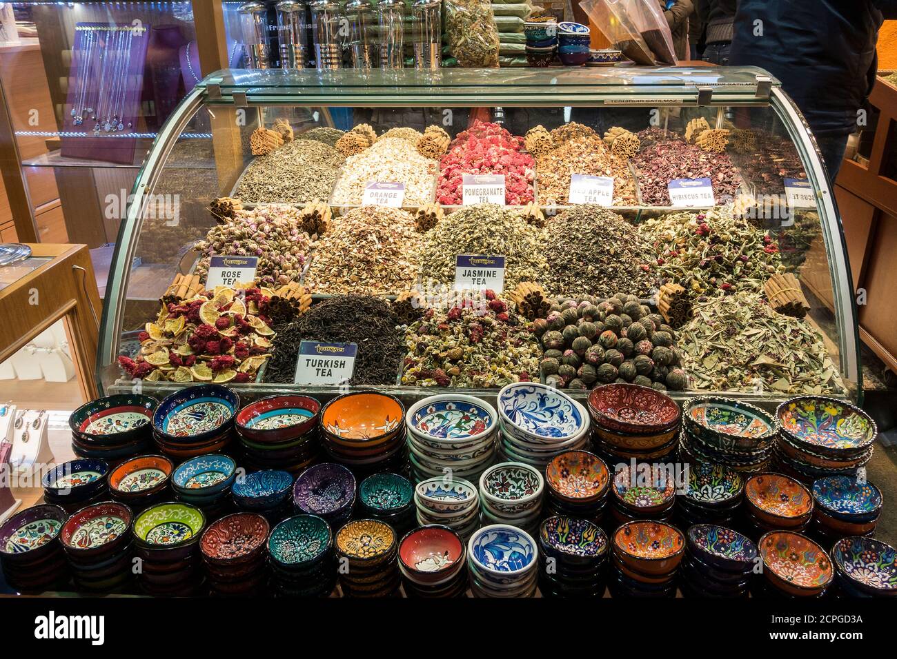 Turchia, Istanbul, Bazaar Egiziano, mercato delle Spezie Foto Stock