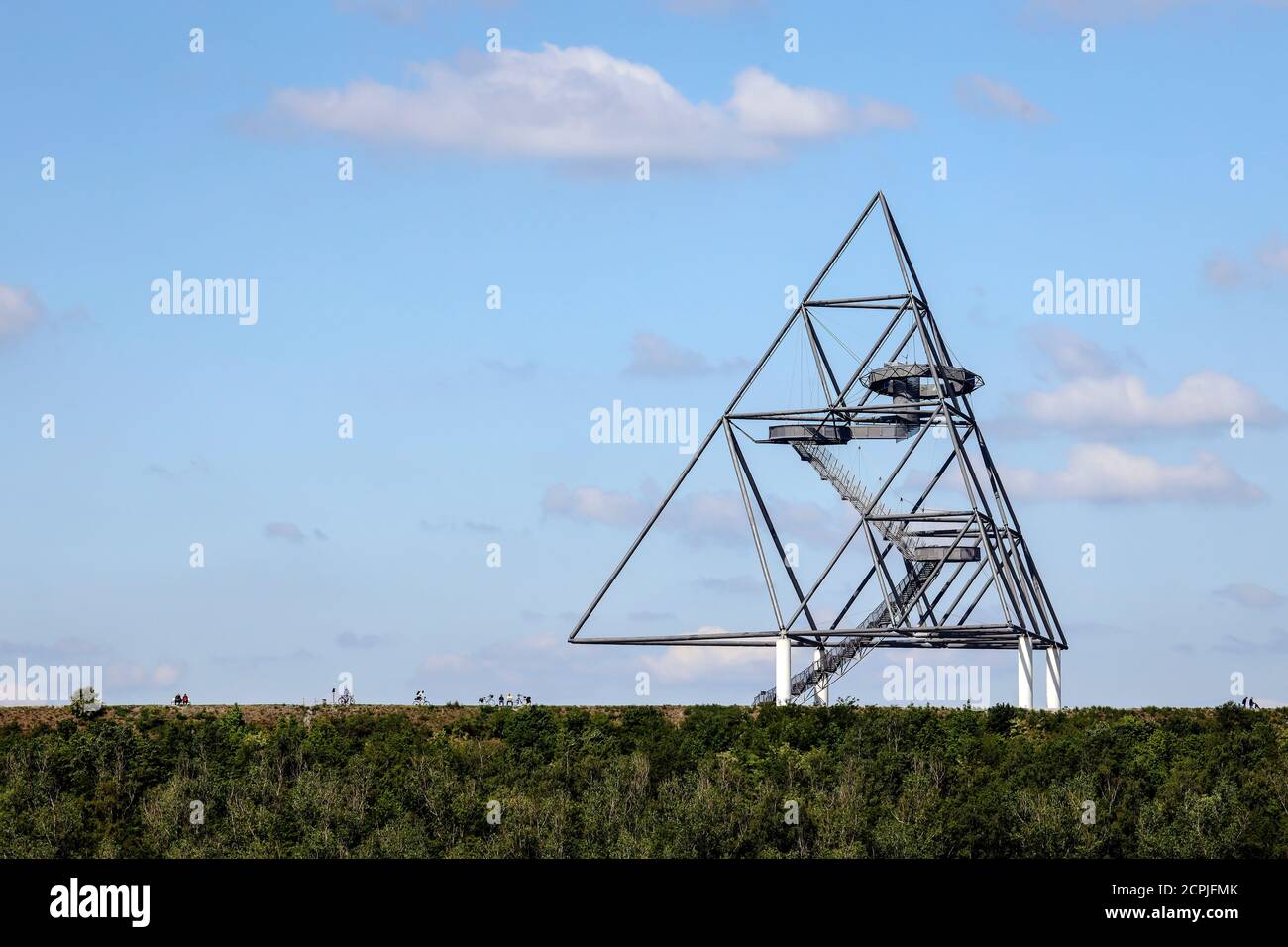 Tetrahedron, l'evento Halscher Emscherblick è una terrazza panoramica a tre lati sulla Halde Beckstrasse in Bottrop's. Foto Stock