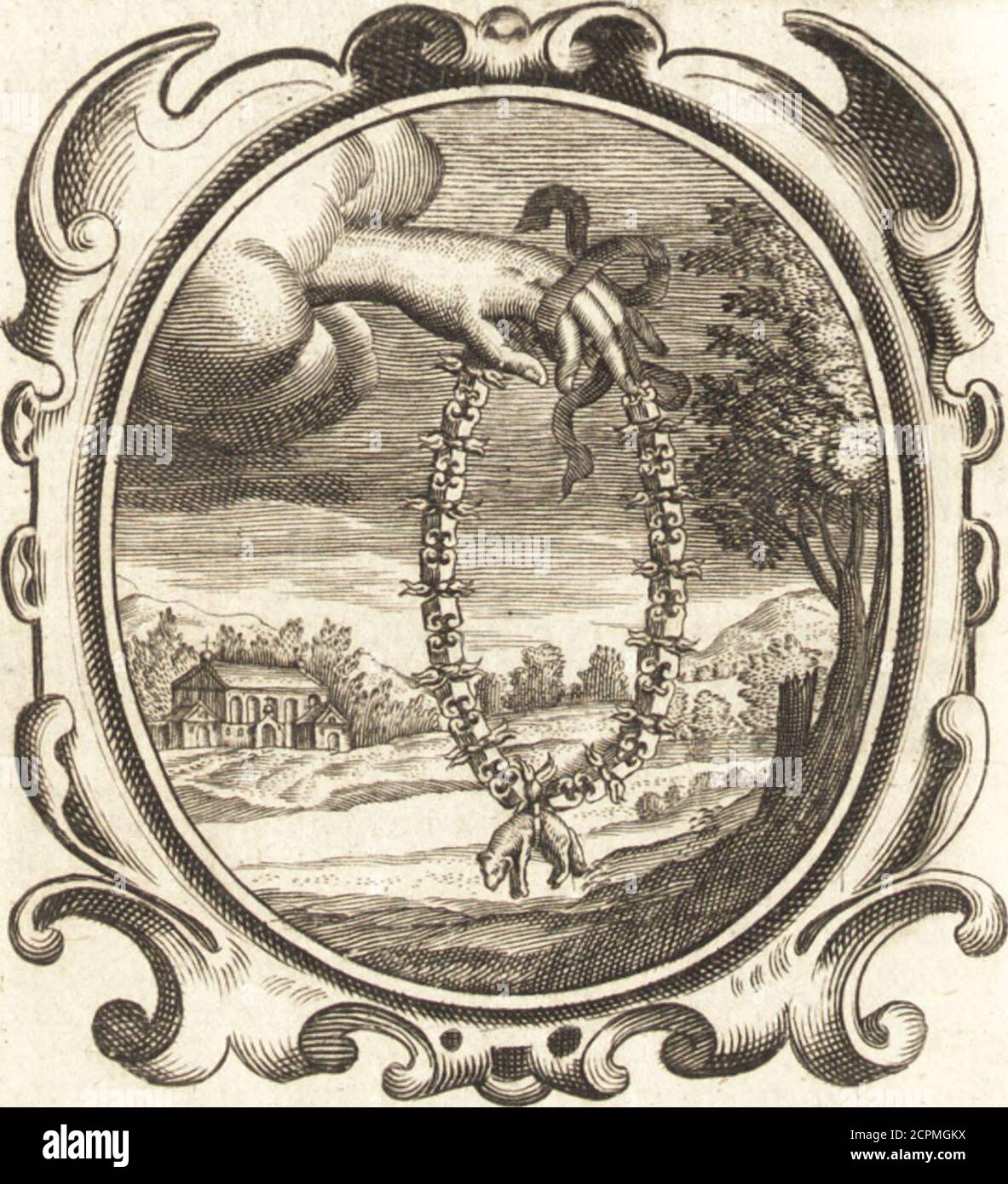 . Lucis euangelicae sub velum sacrorum emblematum reconditae, pars tertia : hoc est, caeleste pantheon, sive caelum novum in testa et gesta sanctorum totius anni, selectâ historiâ, & morali doctrinâ . ipfiv.%Domini lcfulhrtflt , eua unde-ambont , perfidum &■-runtm-runtm. ^Aut mehcr fitpcflremo , ettam ctlum, ur.de ^an-iclt cectderunt. LliuJ denique ejufmoJi pa-remibiis folatio, 8c obtreda-toribijs feno efle debet . unumJifcolura ac rebellem fiitim,mignos-fahrus,« Foto Stock