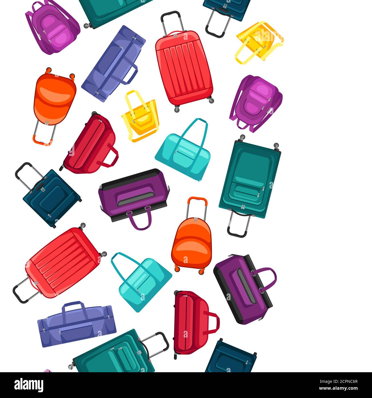 senza soluzione di continuità modello con borse, zaini e valigie per viaggio.  viaggio Accessori. 21483716 Arte vettoriale a Vecteezy