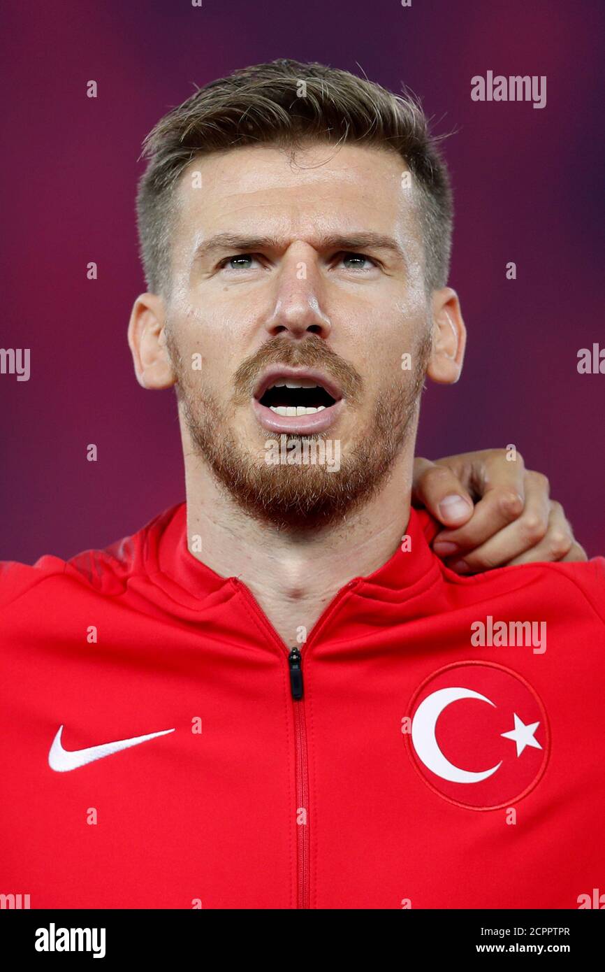 Calcio Calcio - UEFA Nations League - Lega B - Gruppo 2 - Turchia contro Russia - Medical Park Arena, Trabzon, Turchia - 7 settembre 2018 Serdar Aziz REUTERS/Murad Sezer in Turchia Foto Stock