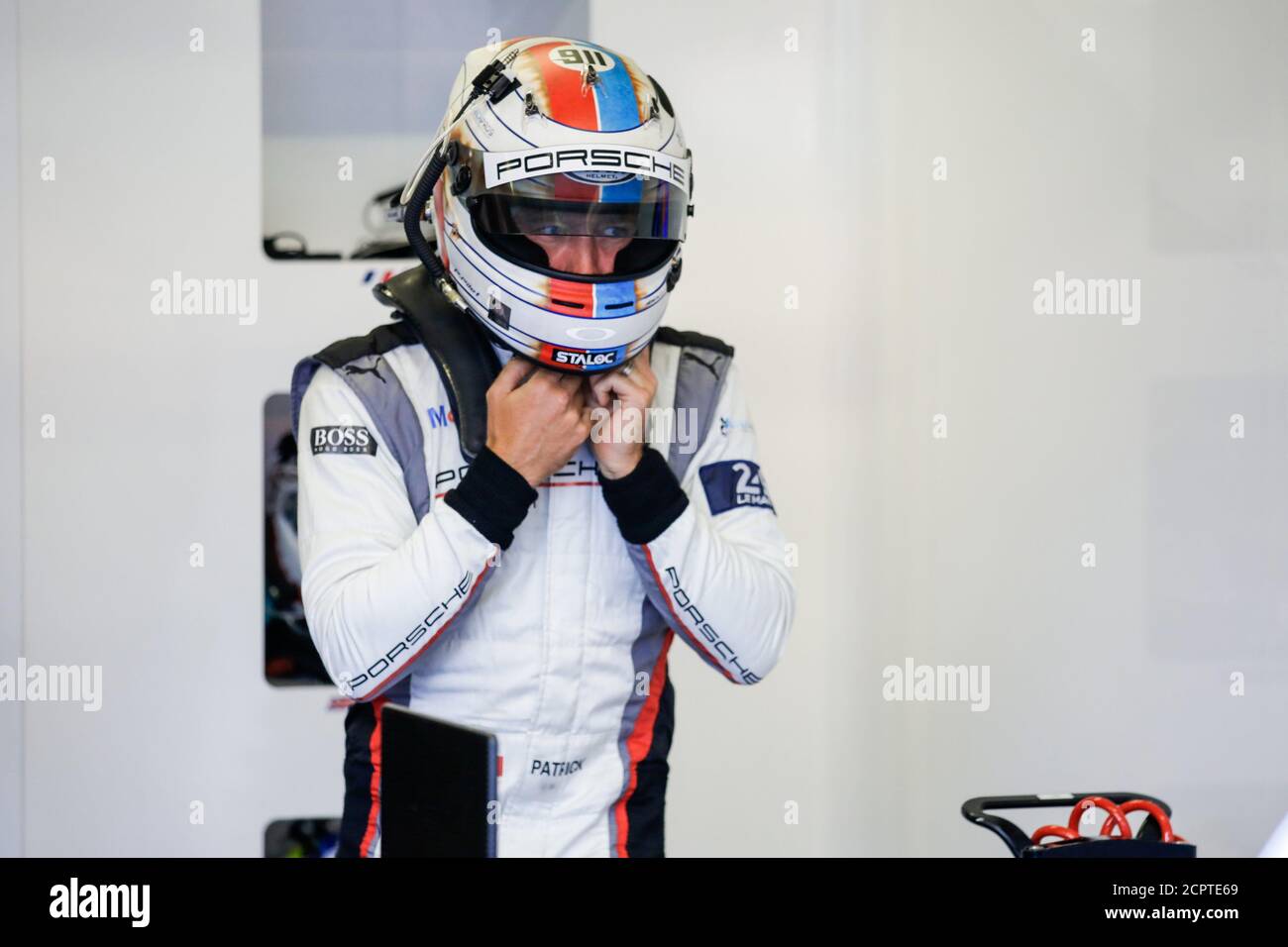 Le Mans, Francia. 19 settembre 2020. Pilet Patrick (fra), IDEC Sport, Oreca 07-Gibson, ritratto durante la 2020 24 ore di le Mans, 7° appuntamento del Campionato Mondiale FIA Endurance 2019-20 sul circuito des 24 Heures du Mans, dal 16 al 20 settembre 2020 a le Mans, Francia - Foto Xavi Bonilla / DPPI Credit: LM/DPPI/Xavi Bonilla/Alamy Live News Foto Stock