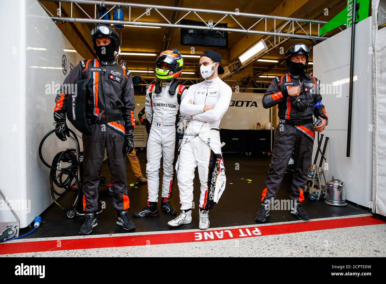 Le Mans, Francia. 19 settembre 2020. Aubry Gabriel (fra), Jackie Chan DC Racing, Jota, Oreca 07-Gibson, Stevens Will (gbr), Jackie Chan DC Racing, Jota, Oreca 07-Gibson, ritratto durante la 2020 24 ore di le Mans, 7° round del Campionato Mondiale FIA Endurance 2019-20 sul circuito des 24 Heures du Mans, Dal 16 al 20 settembre 2020 a le Mans, Francia - Foto Xavi Bonilla / DPPI Credit: LM/DPPI/Xavi Bonilla/Alamy Live News Foto Stock