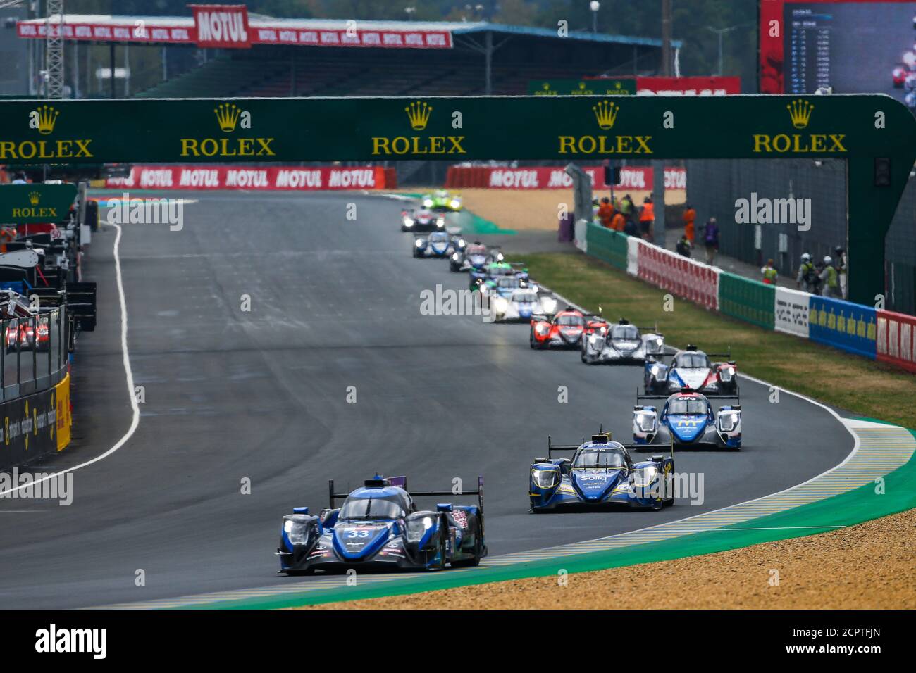 Le Mans, Francia. 19 settembre 2020. 38 Felix da Costa Antonio (prt), Davidson Anthony (gbr), Gonzalez Roberto (mex), Jota Sport, Oreca 07-Gibson, azione durante la 2020 24 ore di le Mans, 7° appuntamento del Campionato Mondiale FIA Endurance 2019-20 sul circuito des 24 Heures du Mans, dal 16 al 20 settembre, 2020 a le Mans, Francia - Photo Francois Flamand / DPPI Credit: LM/DPPI/Francois Flamand/Alamy Live News Foto Stock
