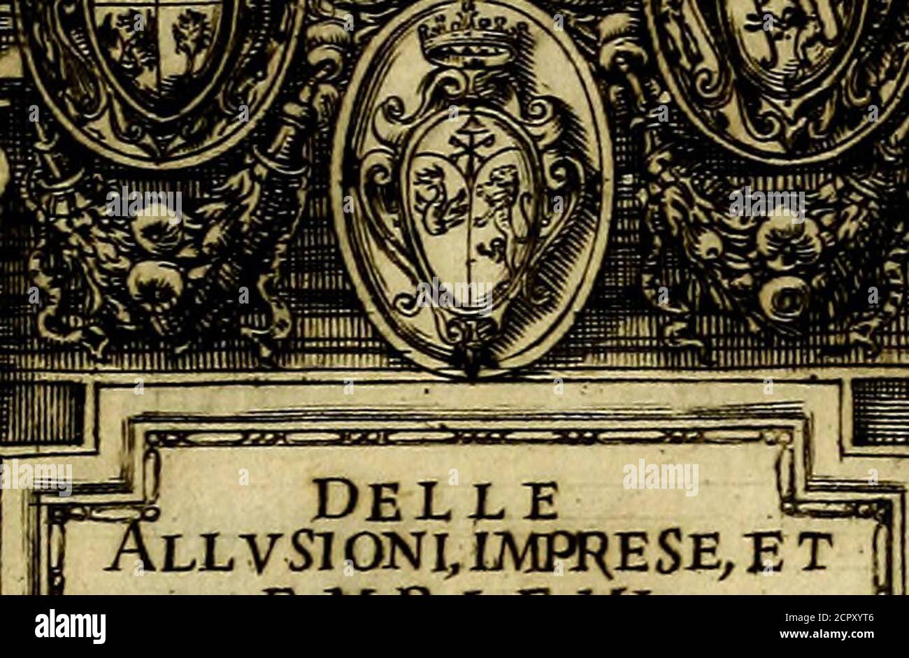 . Le opere, le opere, le opere d'arte, le opere d'arte, le opere d'arte, le opere d'arte, le opere d Principio Fabbri da Teramo sopra la vita, opere, et attioni di Gregorio XIII Pontefice massimo libri VI .. . ^ 3)^ ( ,  h&^^ M ,&gt;^ ./ ^ ci. »-lf&gt; f^,-. LLVSONtlMPRESE.e TEMBLEMIDEL SIG.PHIN Cipro F AB Rie II da TERAMOSopra lavi ta,opje:k5 Etat segni Gregorio^XIII PONTEFICE MAS SIMOLIBRI VI. Nei ejuJifatìiotiMegoria MDre^, !ArmeMdSo Pmtejia^sidcscxMeìanco]a-uerafimnaau»PrìTu:ip€Chr^ianojèakre Cott,ahmma(ktlequalizihggéJovpólai UonedeJtOpera WìlrCfBcctR J3VCA DI Sojia r 1 IVCERNAPEDIB-MEISVEVM TWBT J^APT^^APT, li^APT^^APT Foto Stock