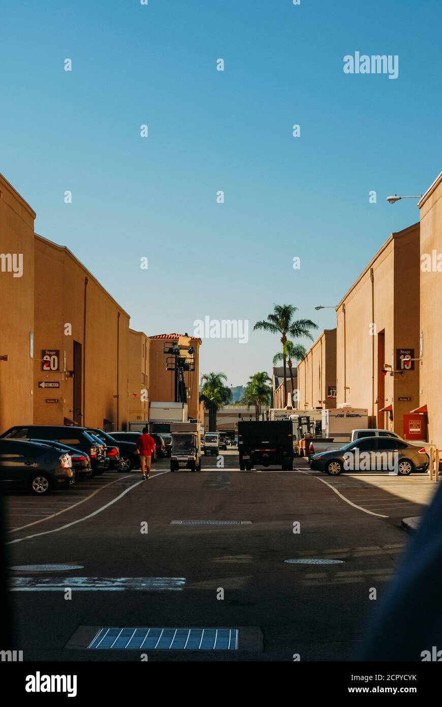 USA, California, Los Angeles, sale studio presso i Warner Brothers Studios Foto Stock