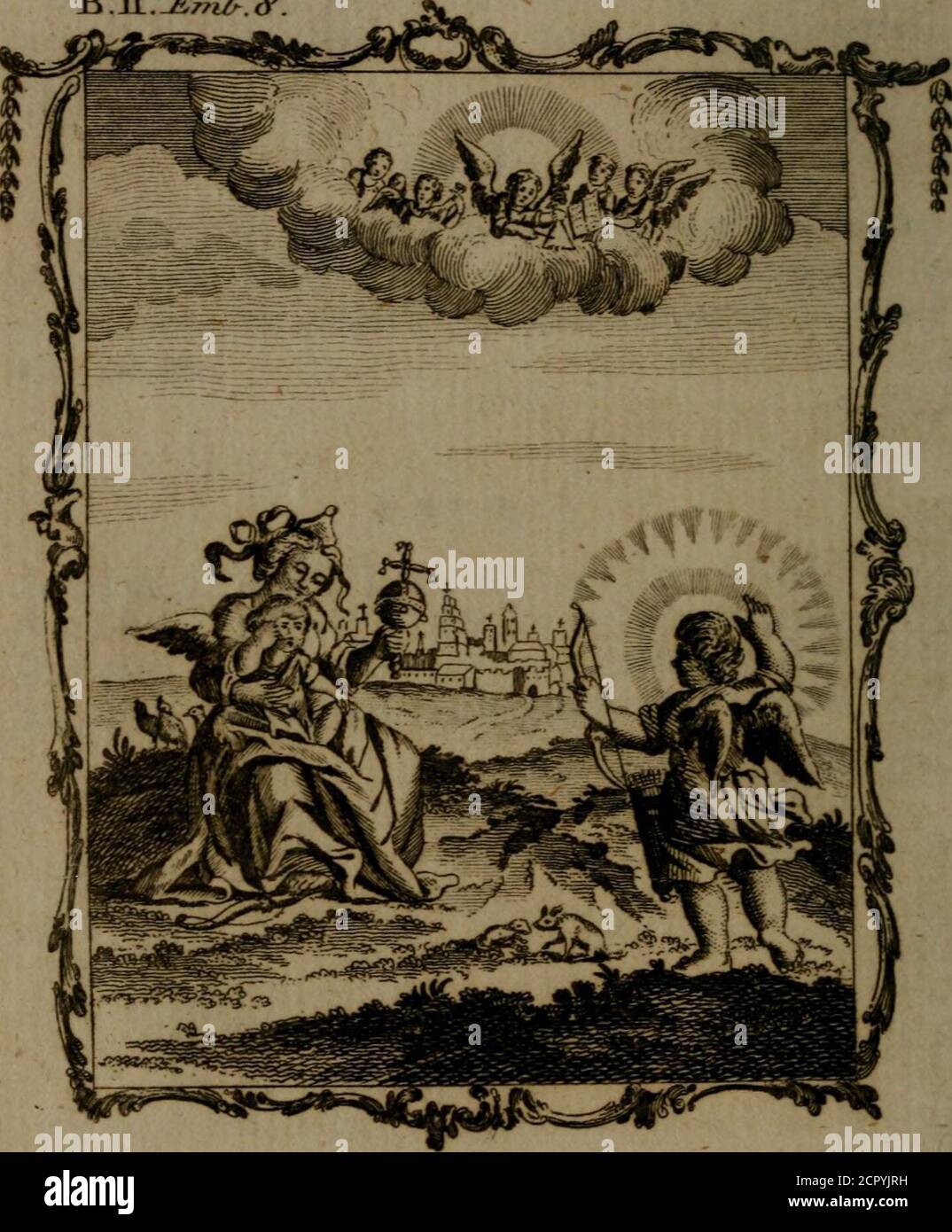 . Gli emblemi di Quarles, divini e morali: Insieme ai geroglifici della vita dell'uomo, egli cammini di pace. E il wifdom sanguina i fouPs unblemifhd modi fino materia, quindi, come ftiort o long tke leaves, Whofe data determina il tuo numero di felf*d giorni: Non c'è bisogno di prendersi cura di wealth o carests increafe. Né Marte la sua palma, né le alte baie di Apollos. Signore, se la tua benevola bontà mi supplica di riempire il pavimento delle mie scottate, e mi insegni flcill a branchia e a pufe il mais, prendi thofe la pula che [voglia. G 2 S. AU- 76 EMBLEMI. Libro 11. S.AGOSTO. Lib. i. de DOA. Chrifti. Le cose temporali più ravijh nella spedizione Sfaaioriy Foto Stock