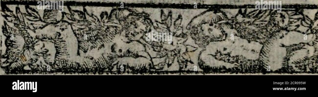 . Emblemas morales de Don Sebastian de Couarrubias Orozco ... . II /^ 6 ■x fe i *§DBS05I n&j&ui, EMBLEMAS MORALES. I A Clemencia es tan propia a los Princi-pes,y tan dulce en fu exercicio quamodefagradable laexecucion de la jufticia enel caiUgoiy porefto figuramos un Rey enfu trono,queenla mano derecha tiene unacorona» y en la izquierda sinuna, padaembada y rebueita a ella eicinto con el meteTiger ad pcenas Trinccps&gt;adpremia njclox.es de ou:Dio libro i.de.Ponto, elegia 3. adMáximum. Sed piger ad pcenas Trtnceps, ad pre-mia ruelox CUIC^ dolet quotiescogiturcjfe ferox. Clau iano en nombre d Foto Stock