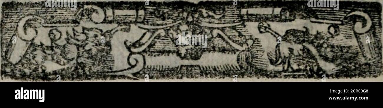 . Emblemas morales de Don Sebastian de Couarrubias Orozco ... . II /^ 6 ■x fe i *§DBS05I n&j&ui, EMBLEMAS MORALES. I A Clemencia es tan propia a los Princi-pes,y tan dulce en fu exercicio quamodefagradable laexecucion de la jufticia enel caiUgoiy porefto figuramos un Rey enfu trono,queenla mano derecha tiene unacorona» y en la izquierda sinuna, padaembada y rebueita a ella eicinto con el meteTiger ad pcenas Trinccps&gt;adpremia njclox.es de ou:Dio libro i.de.Ponto, elegia 3. adMáximum. Sed piger ad pcenas Trtnceps, ad pre-mia ruelox CUIC^ dolet quotiescogiturcjfe ferox. Clau iano en nombre d Foto Stock