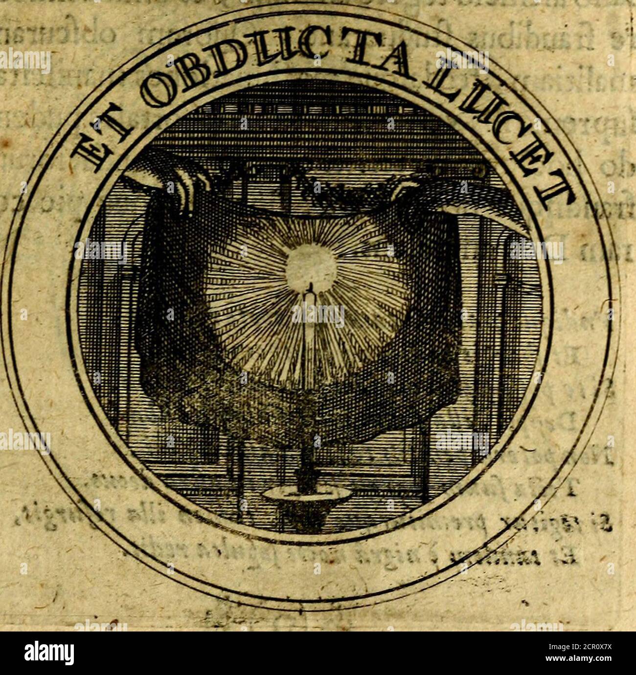 . Philotei Symbola christiana : quibus idea hominis christiani exprimitur . s ignis confumitur; perpetua enim. lux eft,qua? nullo oconti tegique ppteft tegumento,quum oonne fibi objeCtum obftaculum illuftri-bus tranfeat radiis» Solem ferenkate antece*-dens. Ipfa vera pietatis^nima , earn folidaconfirmatvirtute, utaliisjufta dignitate pra&gt;ftantior , merito omnium prima habeatur :Inde & Deo gratiffima, qui in veritate fuuraa nobis exerceri cultum voluit. Itaque quumpuriffima & folidiflima fui vi virtutes cunclasscomendet, SC omnium vitiorum hoftis lit;viciifim ab hrs, veluti infenquiflimis exa Foto Stock