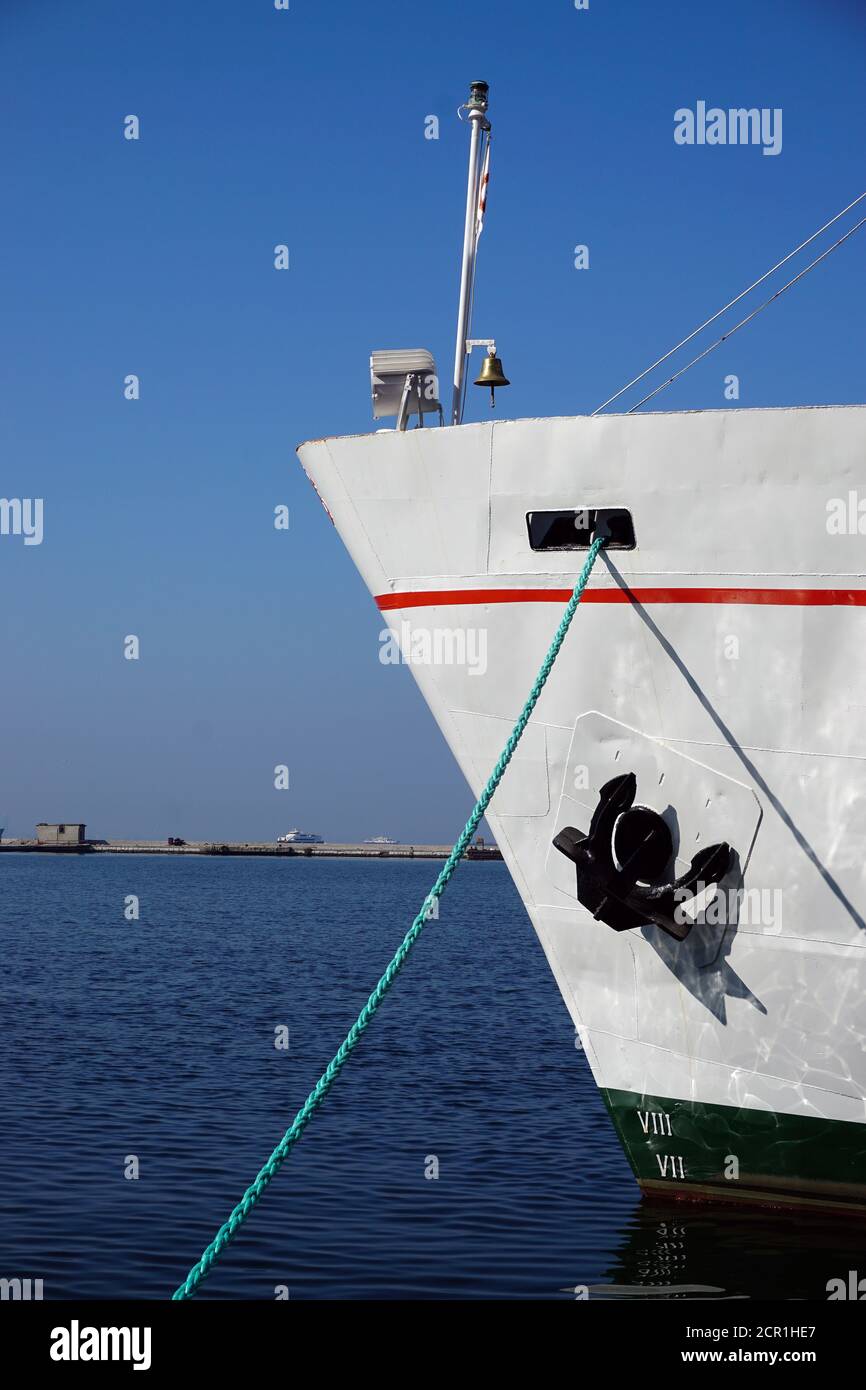 29 ottobre 2019, Izmir Turchia, Zubeyde hanım istruzione e museo traghetto ancorato a izmir konak per la repubblica giorno Foto Stock