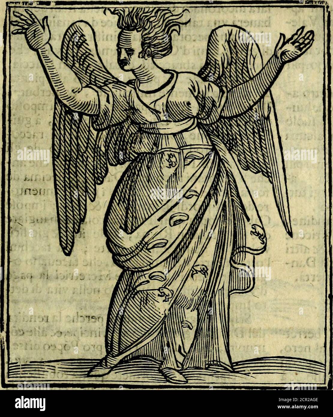 . Iconologia di Cesare Ripa ... Divisa in tre libri, ne i quali si approno varie imagini di virtù, vizij, affari, passioni umane, arti, disciplina, umani, elementi, corpi celesti, proincie d'Italia, fiumi, & altre materie infinite vtili ad ogni stato di persone . nel pro-prio fangue. La Crudeltà è vna durezza danimo, chefa gioire delle calamità de glaltres , & peròle fi fa il diamante, che è pietra duriffima, eper la fa duezza è muto celebrata da PoE-ti in propofito della Crudeltà delle donne. loccafìone , e tà mirante colvifo allegro, fono i maggior fegni di crudel-  , di qu Foto Stock