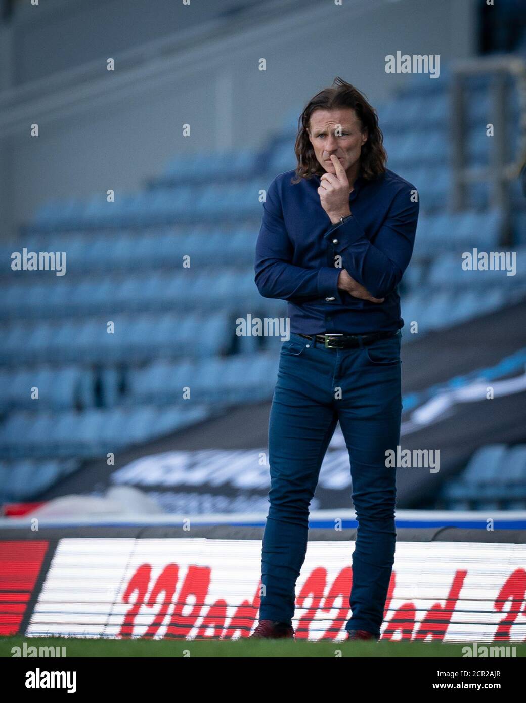 Blackburn, Regno Unito. 19 settembre 2020. Durante lo Sky Bet Championship a porte chiuse, il 19 settembre 2020, Blackburn Rovers e Wycombe Wanderers si disputano a Ewood Park, Blackburn, Inghilterra. Foto di Andy Rowland. Credit: Prime Media Images/Alamy Live News Foto Stock