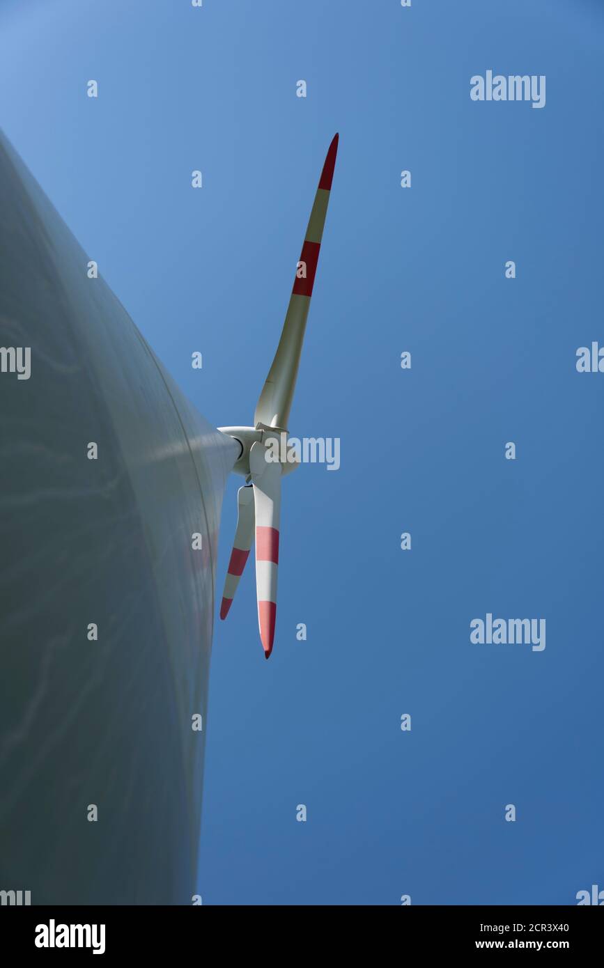 Turbina eolica, turbina eolica, eolico Foto Stock