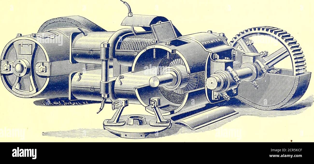 . Il giornale ferroviario di strada. Servizio costante su molte ferrovie di strada, e hanno invariabilmente givenperfect soddisfazione. Ci riferiamo, tra gli altri, alla Brooklyn City Railroad Co., - Brooklyn, N. Y. Consolidated Traction Co., - Jersey City, N. J. Citizens Passenger Railway Co., - - Norristown, Pa. Reading & Southwestern Railroad Co., - Reading, Pa. Portsmouth, O. Oil City Railroad Co., - - - Città del petrolio, Pa. EFFICIENZA. - i test effettuati ufficialmente da due compagnie ferroviarie hanno dimostrato che le attrezzature Curtis sono più efficienti, consumano meno corrente, di entrambe Foto Stock