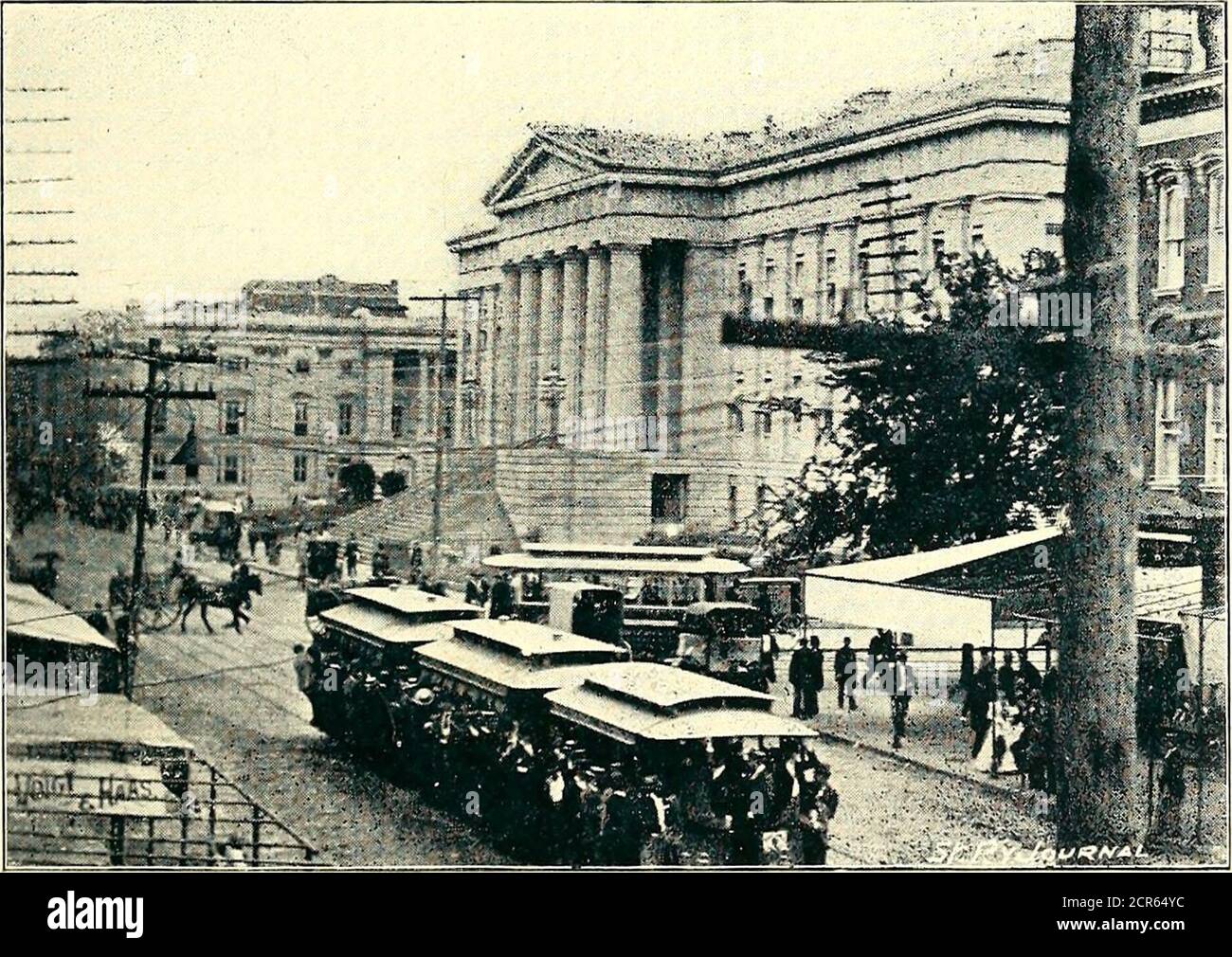 . Il giornale ferroviario stradale. D a M. 0. Roach, General Eastern PassengerAgent, 413 Broadway, New York, o qualsiasi membro del Comitato COM. John N. Partridge, Brooklyn, N. Y., segretario, pro tem, American Street Railway Association.Jas H. McGr.uv, Havemeyer Building, New York.Charles W. Price, 13 Park Row, New York. Comitato. EMERSON McMILLIN. Ottobre 1895. SOUVENIR DEL GIORNALE FERROVIARIO DI STRADA. N. W. HARRIS & CO., BANCHIERI. Riarquette Building, Chicago. 15 Wall Street, 70 Stalest., New York. Boston. Acquistiamo emissioni totali di OBBLIGAZIONI FERROVIARIE 5TEFT sulle proprietà nelle città più grandi. EDWARD E. HIGGINS Foto Stock