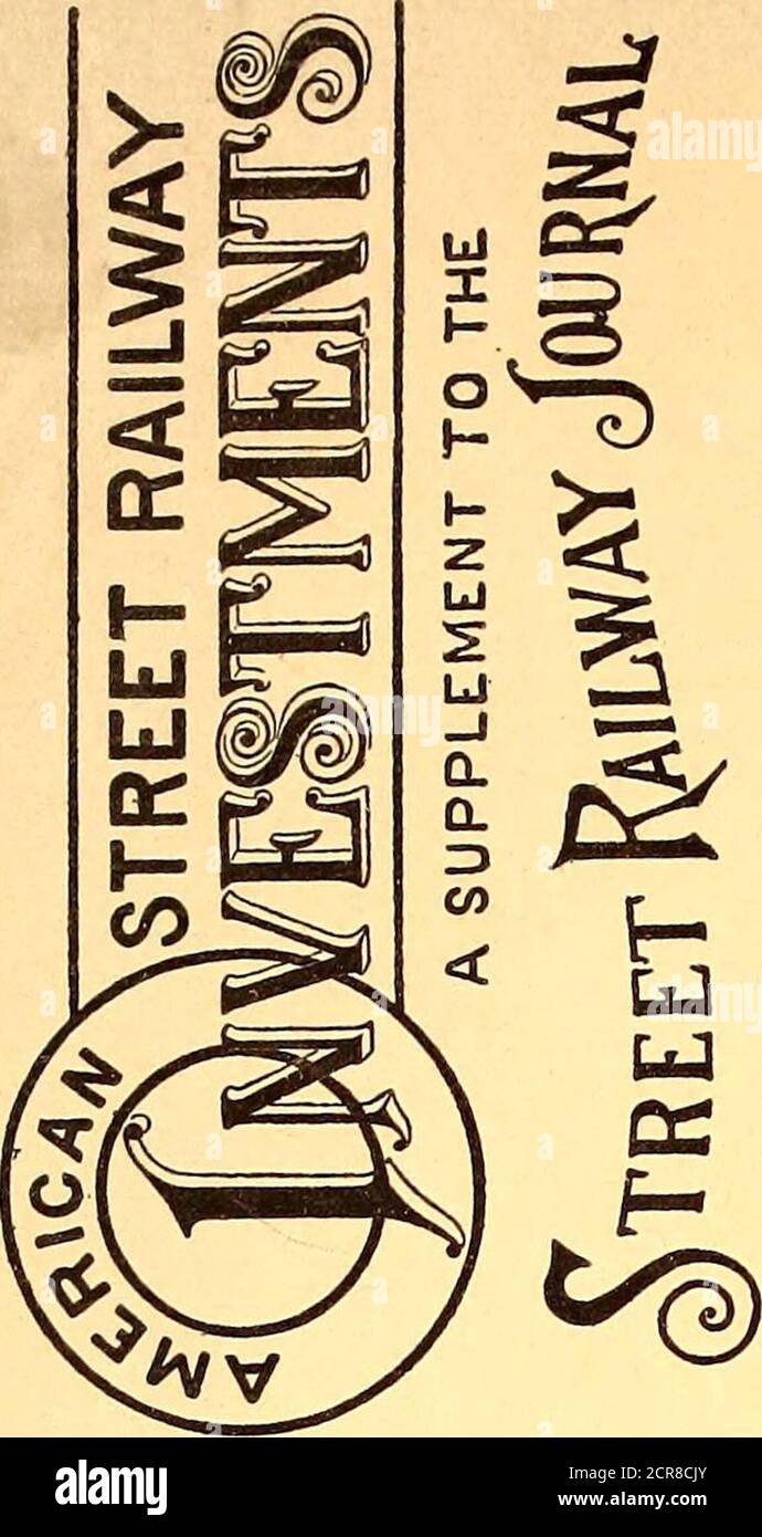 . Il giornale ferroviario di strada . ATTREZZATURA COMPLETA PER IL SOFFITTO CON ISOLAMENTO MEDBERY. TELEFONI MASON, attrezzatura completa e installazione contratti per. Arpe e ruote del carrello. LKMPS, WIRE.SUPPLI6S, sede centrale e lavori, Lancaster, sede di Pa.New York, 79 Chambers St. Filadelfia, Novelty Electric Co., 50 North 4th St. Pittsburgh, Cosgrave &. Dillon, 713 Hamilton Bidg. Fogli di anticipo DA American Street Railway Investments. Un'azione di SUPPLEHENT AL giornale ferroviario di strada. 1594,. THE Street Railway Publishing Co., Havemeyer Building, New York. 189 Signori : - Please sendAmerican Street Railway Foto Stock
