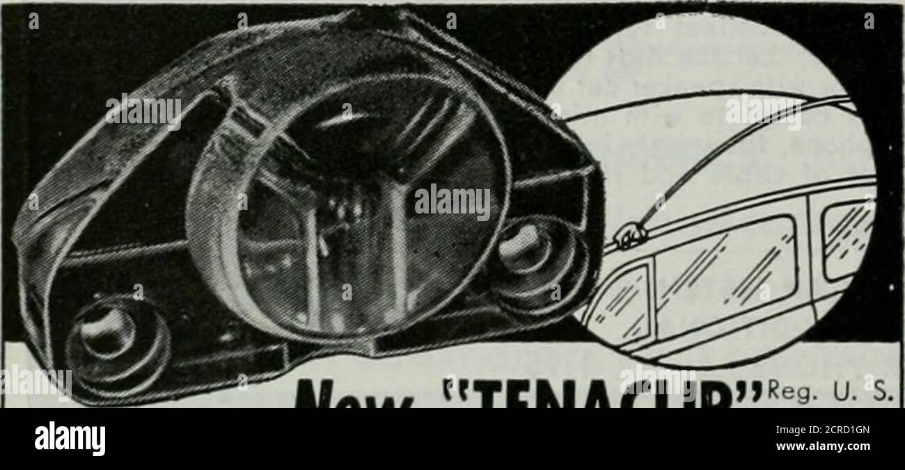 . QST . Reg. U.S.Pat. Spento. Il nuovo TENACUP si collega all'auto... ferma l'antenna montata 9i Clear pl.istlc clip si fissa rapidamente alla pioggia forgiata . . contiene le antenne destra o sinistra. Danni all'antenna dagli arti inferiori pendenti o guida in garage. Rivolgersi al rivenditore o ordinarlo direttamente. No C.O.D.s per favore. PLASTICLES, 4207 GRAND RIVER, DETROIT 8, MICH. Pottpaid n Maine WlDLC 35,076- 74-160- -60 Eastern Massachusetts WipTT 42,581- 77-1S6-C- - WIONK. 23,925- 55-145-B- 8WIMKW 216- 6- 12- - 4 WlMX (Wis VUW FM, V4YHD,W5ZID, VE2ALP) 8512- 38- 76-C-27 Western Massnthusetts WlZB 6660-37-60-C-ll WICLX 5310-30- 59 Foto Stock