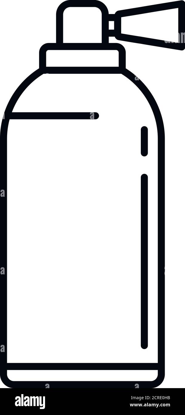 Icona auto estintore. Profilo estintore icona vettore auto per il web design isolato su sfondo bianco Illustrazione Vettoriale