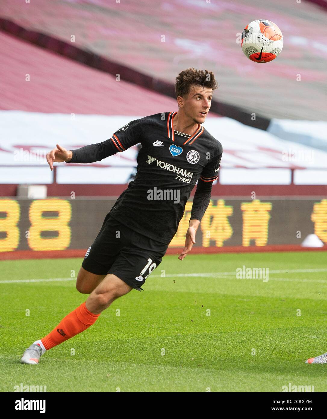 Mason Mount durante la partita Aston Villa contro Chelsea Premier League a Villa Park, Birmingham. PHOTO CREDIT : © MARK PAIN / ALAMY STOCK PHOTO Foto Stock