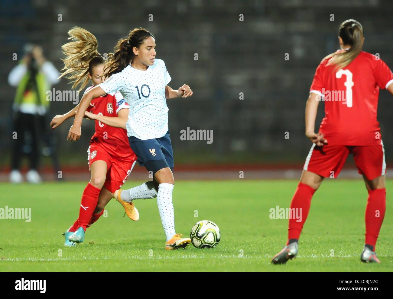 Subotica, Serbia. 18 Settembre 2020. Amel Majri di Francia in azione. Credit: Nikola Krstic/Alamy Live News Foto Stock