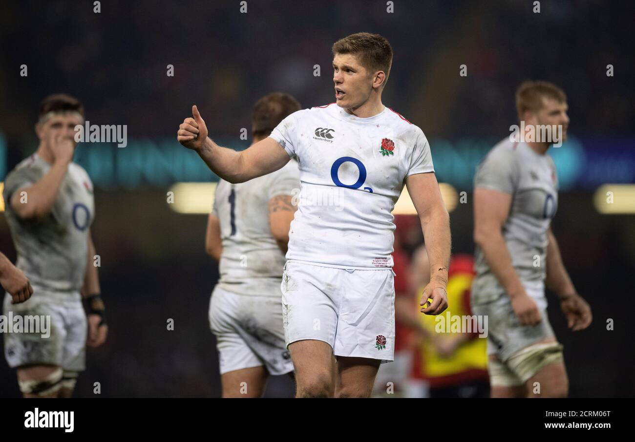 Owen Farrell, Inghilterra. Galles / Inghilterra. Campionato delle sei nazioni. PHOTO CREDIT : © MARK PAIN / ALAMY STOCK PHOTO Foto Stock