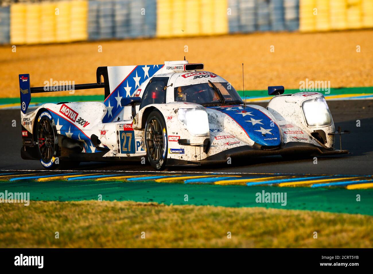Le Mans, Francia. 20 Settembre 2020. 27 Hanley ben (gbr), Hedman Henrik (swi), Van der Zande Renger (nld), DragonSpeed USA, Oreca 07-Gibson, azione durante la 2020 24 ore di le Mans, 7° appuntamento del Campionato Mondiale FIA Endurance 2019-20 sul circuito des 24 Heures du Mans, dal 16 al 20 settembre, 2020 a le Mans, Francia - Photo Xavi Bonilla / DPPI Credit: LM/DPPI/Xavi Bonilla/Alamy Live News Foto Stock