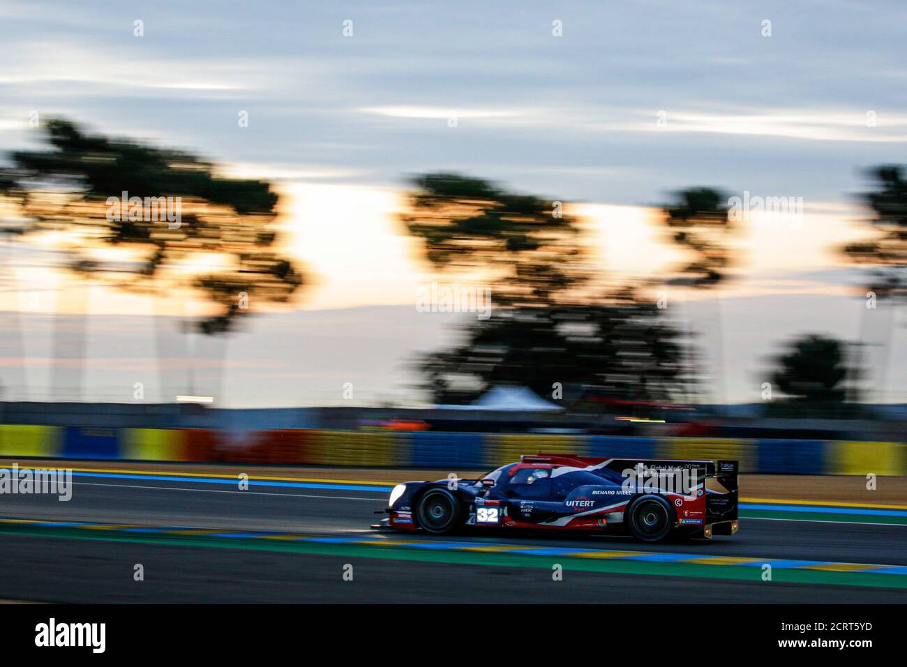 Le Mans, Francia. 20 Settembre 2020. 32 Brundle Alex (gbr), Owen Will (usa), van Uitert Job (nld), United Autosports, Oreca 07-Gibson, azione durante la 2020 24 ore di le Mans, 7° appuntamento del Campionato Mondiale FIA Endurance 2019-20 sul circuito des 24 Heures du Mans, dal 16 al 20 settembre 2020 a le Mans, Francia - Foto Xavi Bonilla / DPPI Credit: LM/DPPI/Xavi Bonilla/Alamy Live News Foto Stock