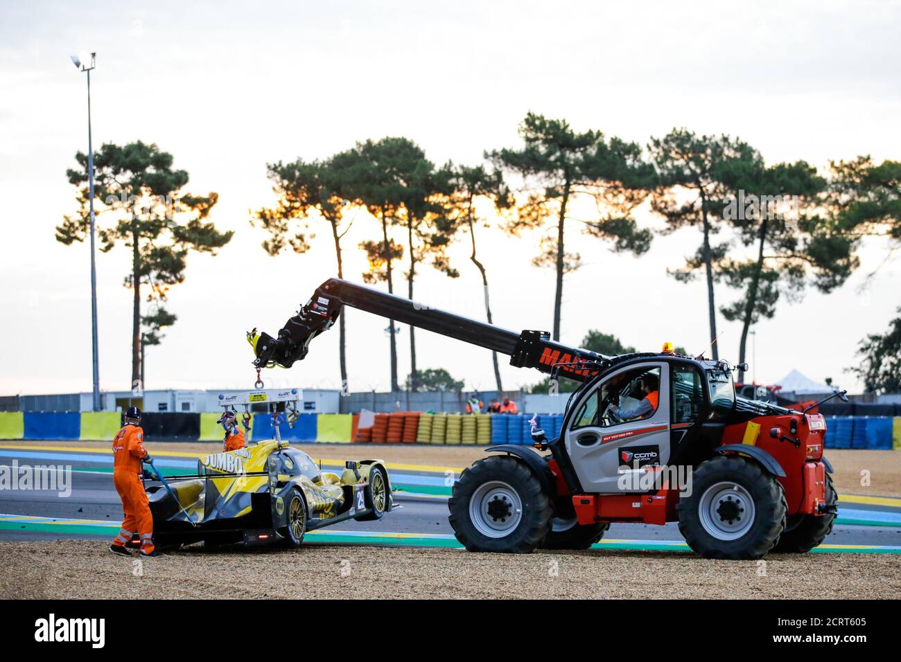 Le Mans, Francia. 20 Settembre 2020. 29 Van Eerd Frits (ndl), Van der Garde Giedo (nld), De Vries Nyck (nld), Racing Team Nederland, Oreca 07-Gibson, azione durante la 2020 24 ore di le Mans, 7° appuntamento del Campionato Mondiale FIA Endurance 2019-20 sul circuito des 24 Heures du Mans, dal 16 al 20 settembre, 2020 a le Mans, Francia - Photo Xavi Bonilla / DPPI Credit: LM/DPPI/Xavi Bonilla/Alamy Live News Foto Stock