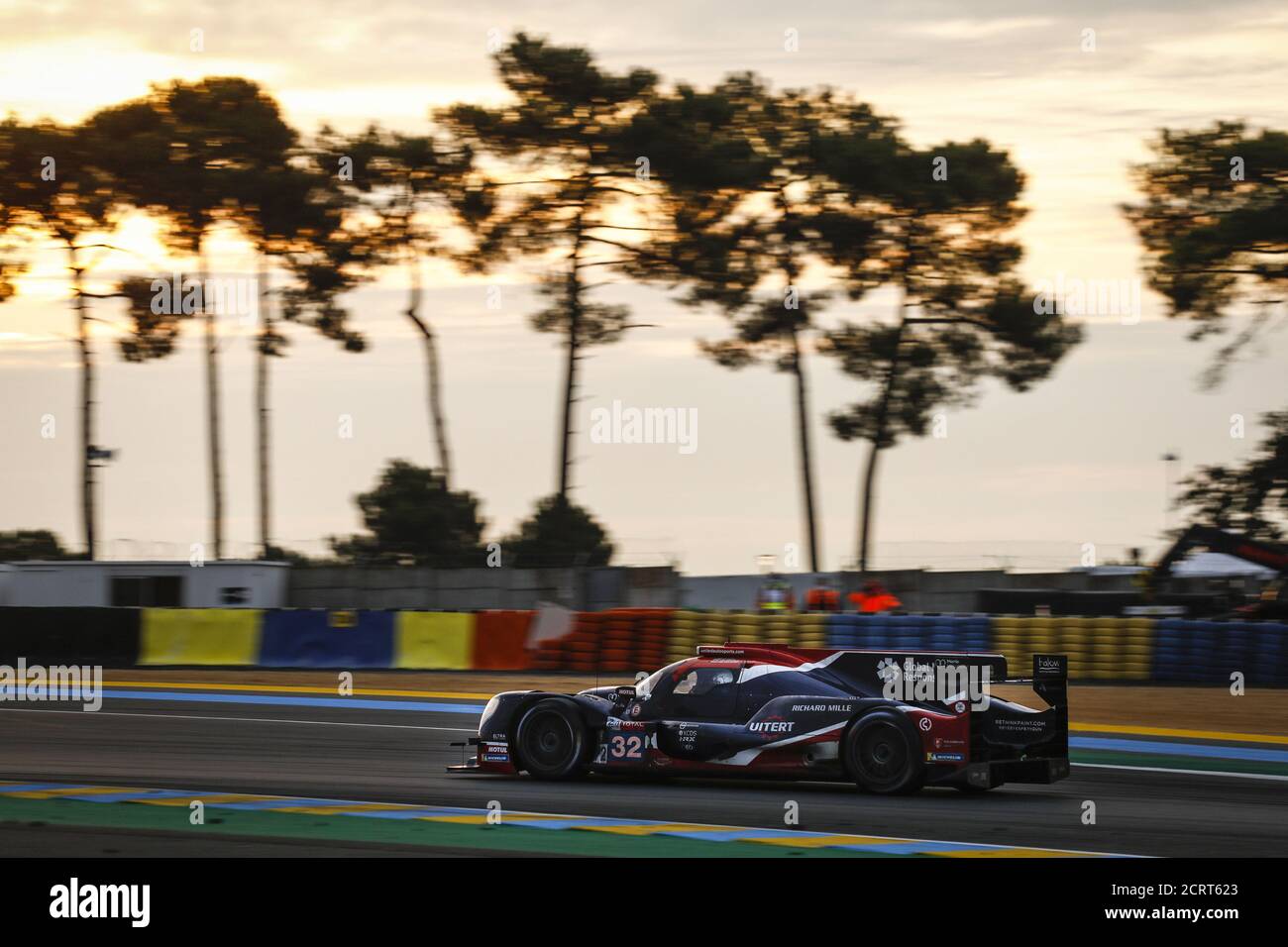 Le Mans, Francia. 20 Settembre 2020. 32 Brundle Alex (gbr), Owen Will (usa), van Uitert Job (nld), United Autosports, Oreca 07-Gibson, azione durante la 2020 24 ore di le Mans, 7° appuntamento del Campionato Mondiale FIA Endurance 2019-20 sul circuito des 24 Heures du Mans, dal 16 al 20 settembre 2020 a le Mans, Francia - Foto Francois Flamand / DPPI Credit: LM/DPPI/Francois Flamand/Alamy Live News Foto Stock
