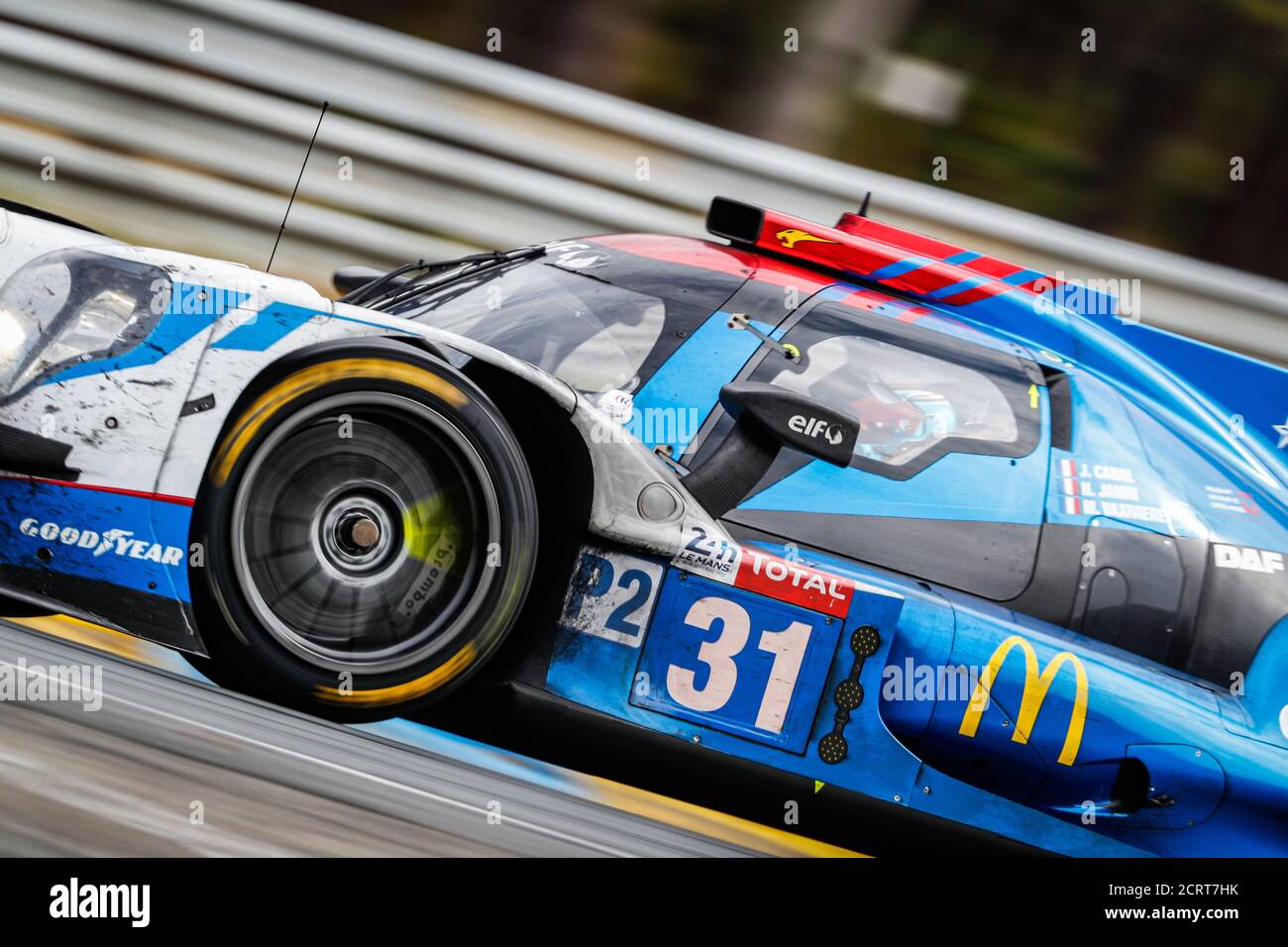 Le Mans, Francia. 20 Settembre 2020. 31 Canal Julien (fra), Jamin Nico (fra), Vaxivi.re Matthieu (fra), Panis Racing, Total, Oreca 07-Gibson, azione durante la 2020 24 ore di le Mans, 7° appuntamento del Campionato Mondiale FIA Endurance 2019-20 sul circuito des 24 Heures du Mans, dal 16 al 20 settembre 2020 a le Mans, Francia - Foto Fr.d.ric le Floc...h / DPPI Credit: LM/DPPI/Frederic le Floc H/Alamy Live News Foto Stock