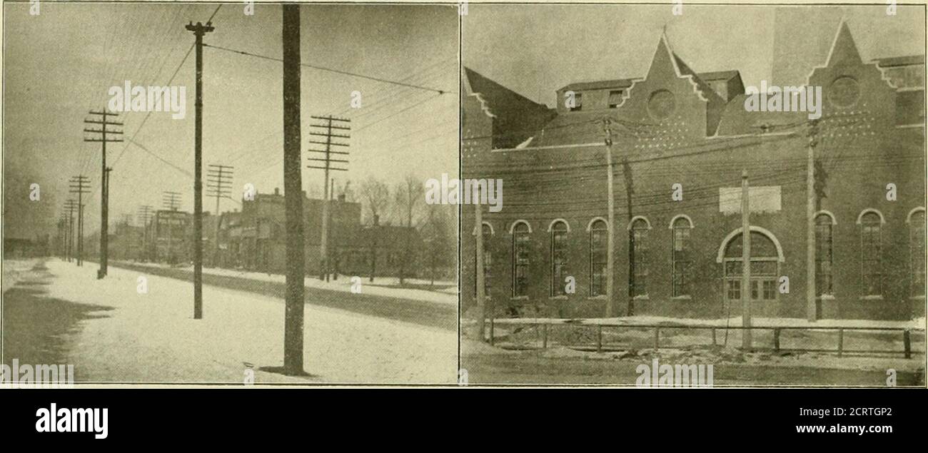 . La rassegna della ferrovia di strada . NURTH SIDE, CHICAGO. In avvicinamento alla California .-Venue Station da ovest. 0ERHEA1) CONSTlvL I. i IU>. 1. Linea di alimentazione dei campioni. 2. Un angolo pulito. - 5. Clybourn .Avenue Trolley e linea di alimentazione. 3. Torre che conduce a Tunnel, California Avenue Power Station. 6. Approccio power-house. Gli alimentatori di ritorno che entrano a terra a destra. 7. Lincoln Avenue Center Poles. 74 (^)legato/llaiU!ay*9^ylc^. STANDARD DELLA FERROVIA URBANA DI CHICAGO LliN s 1 K l LTlOiN. INGRESSO SOPRAELEVATO ALLA CENTRALE ELETTRICA DI CALIFORNIA AVENUE. _[^ ^ FEL LL ^TW I R^BRACCIO TRASVERSALE IN LEGNO PER PALO IN FERRO.-FERROVIA URBANA DI CHICAGO. Foto Stock