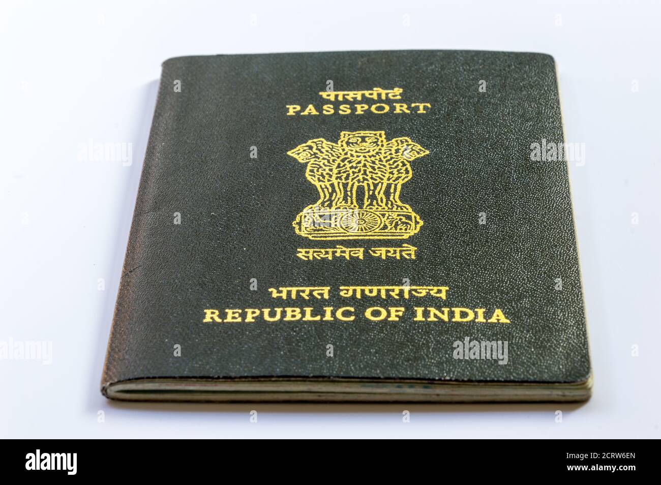 Passaporto indiano Foto Stock