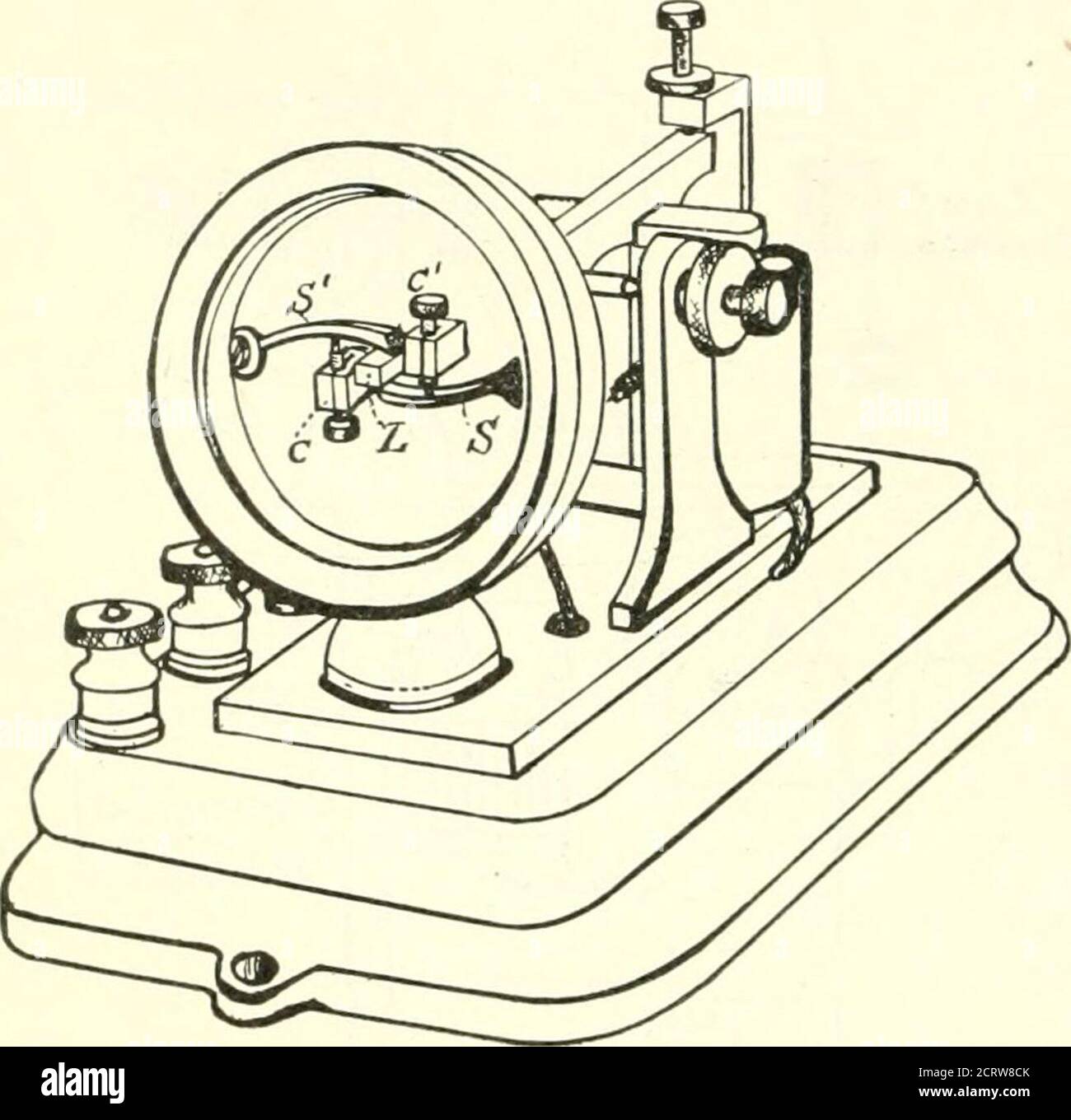 . Apparecchi elettrici e telefoni dei corpi di segnale degli Stati Uniti . )-paratus. EFFETTI BAGNATI. In condizioni di tempo umido la (quantità di corrente che attraversa le bobine di un relè è notevolmente aumentata in corrispondenza o vicino alla stazione di batteria sopra e sopra a quella che normalmente scorre in condizioni di tempo libero, whih^ gli strumenti a stazione lontana ricevono meno della quantità usuale. Questa condizione. Di Willis H. Joues. ui The Telegraph Age, settembre e ottobre 1902. STRUMENTI ELETTRICI CORPO DI SEGNALE U.S.. 95 è causato da numerose fughe * o percorsi laterali lungo il percorso che assorbono corrente aggiuntiva Foto Stock