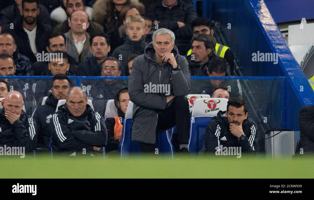 Manchester, Direttore Unito Jose Mourinho. Chelsea / Manchester United. Premier League. 5/11/2017 PHOTO CREDIT : © MARK PAIN / ALAMY STOCK PHOTO Foto Stock