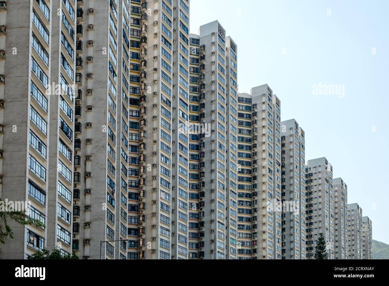 Appartamenti residenziali a Hong Kong - Foto Stock