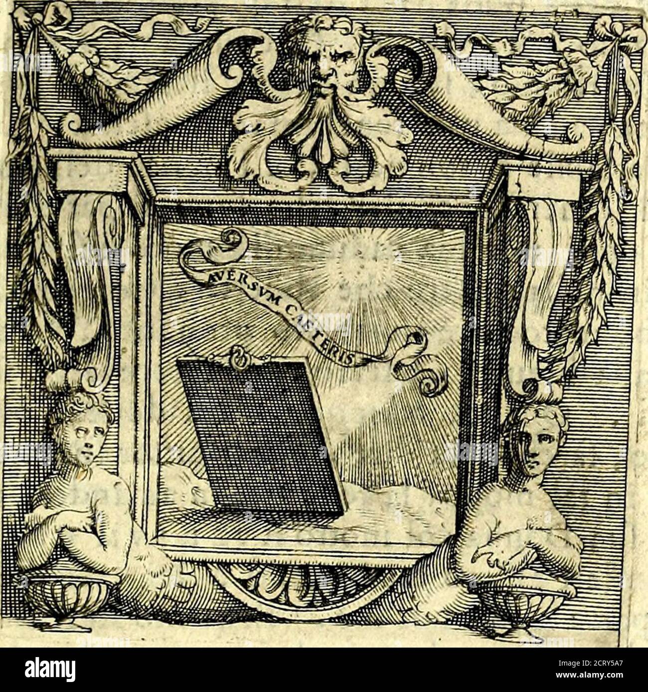 . Imprese illustri di diuersi, coi percorsi di Camillo Camilli, et con le figure intagliate in rame di Girolamo Porro Padouano .. . <Z§££). Foto Stock