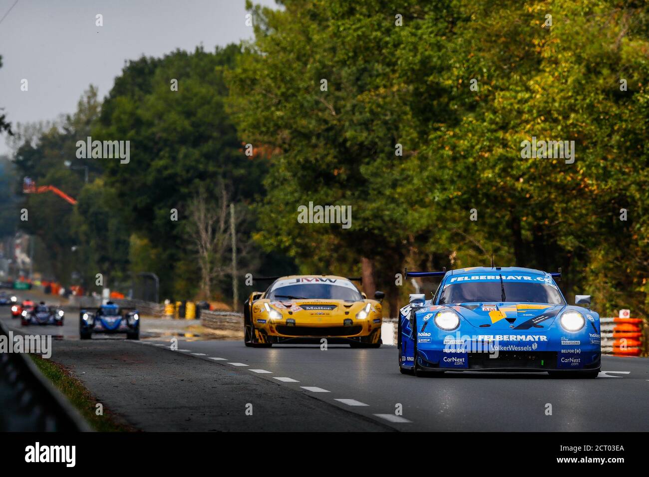 78 Beretta Michele (ita), Felbermayr Jr Horst (aut), Van Simmerteren Max (nld), Proton Competition, Porsche 911 RSR, azione durante la 2020 24 ore di Foto Stock