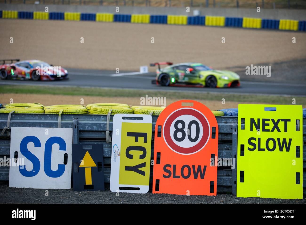 Ambiente durante la 2020 24 ore di le Mans, 7° appuntamento del Campionato Mondiale FIA Endurance 2019-20 sul circuito des 24 Heures du Mans, da settembre Foto Stock