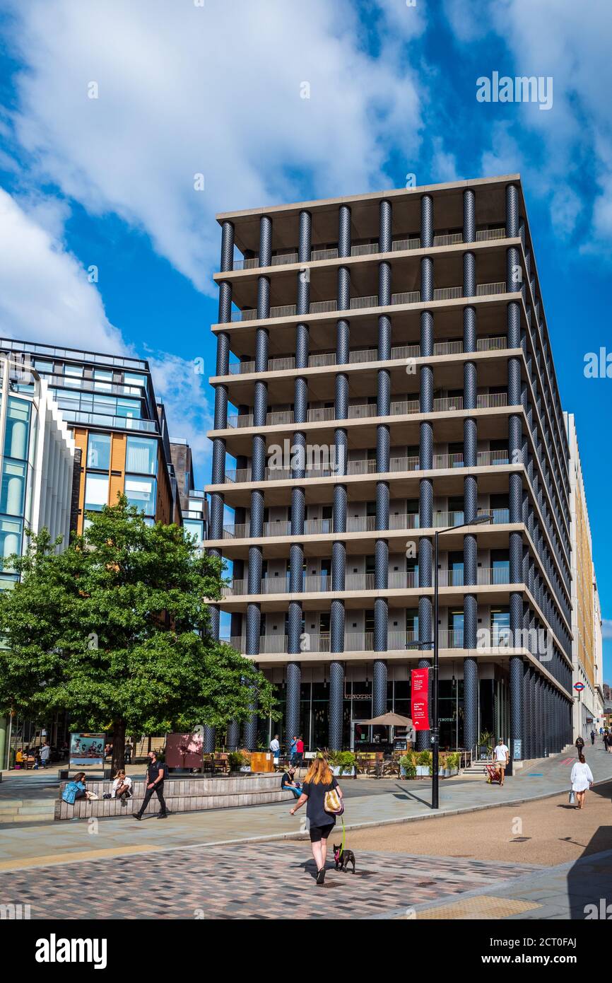Gridiron Building One Pancras Square Kings Cross, Londra - Architetti David Chipperfield Architects 2014. Gridiron Building Londra. Foto Stock