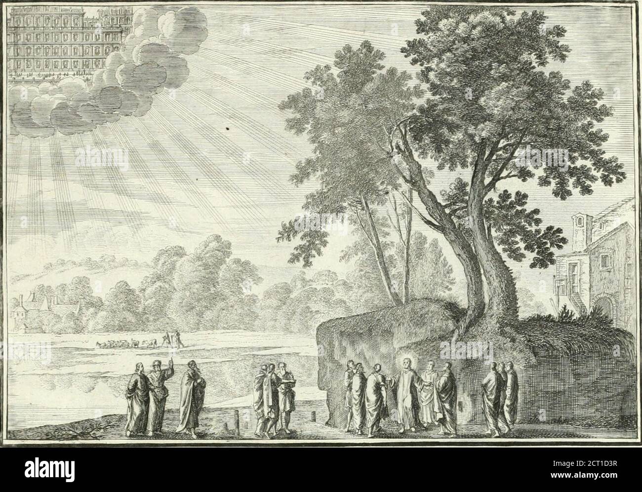 . Gemüths-Lust : vortstellend, alle sonn- fest- und feyrtägliche nicht nur Evangelien, sondern auch Epistelen und Lectionen, jene histisch : diese auch emblemmatisch, und mit curieusen Einfassungen : in vielen Kuppffer-Stücken von gantneuz und Invention : So wohl zur Kunst-Ubung als Unterhaltung Gottseeliger Betrachtungen, wie auch Vermehrung der Kuppffer-Bibelen und Ausszierung aller christlichen Postillen dienlich . SIM Xn^ |?]jiii^^t «nb Jmvirt. i,vait^.^^iy//.X7V j.. Um CHN|tum pjit [ir Ittmt bte unaeitijrte tuitatr tcr ^ä fittn lijriliuj «ft « ^tre^f lufft Foto Stock