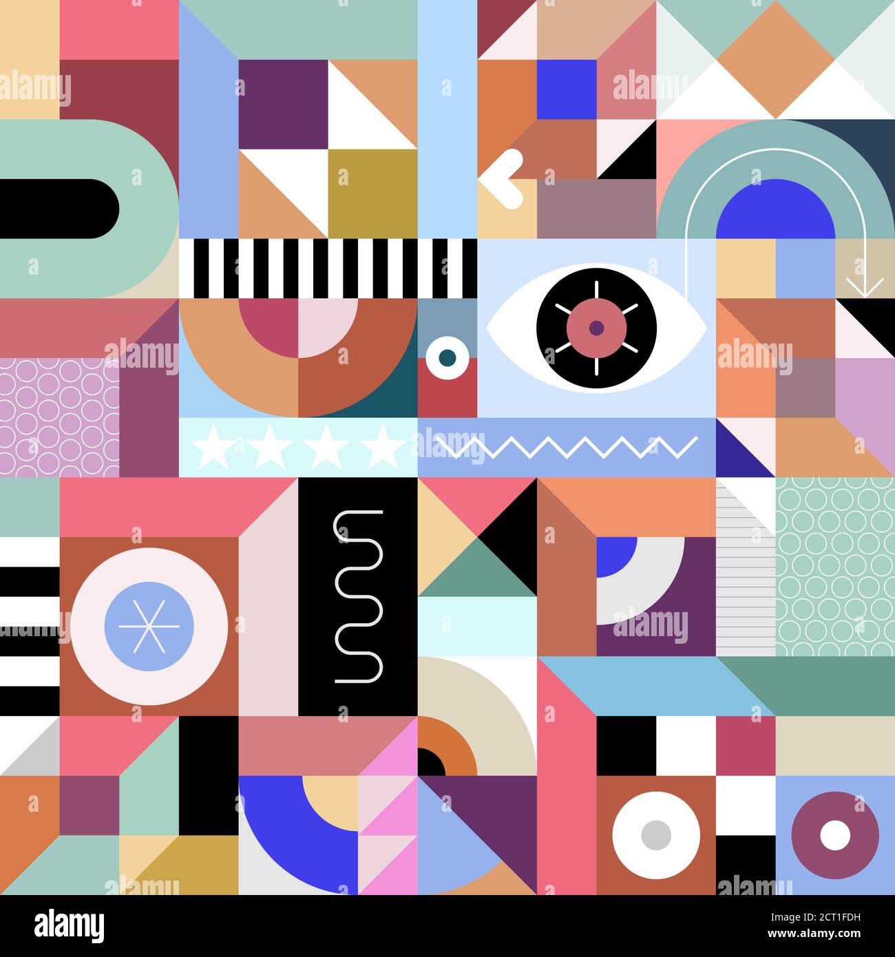 Design geometrico Illustrazione Vettoriale