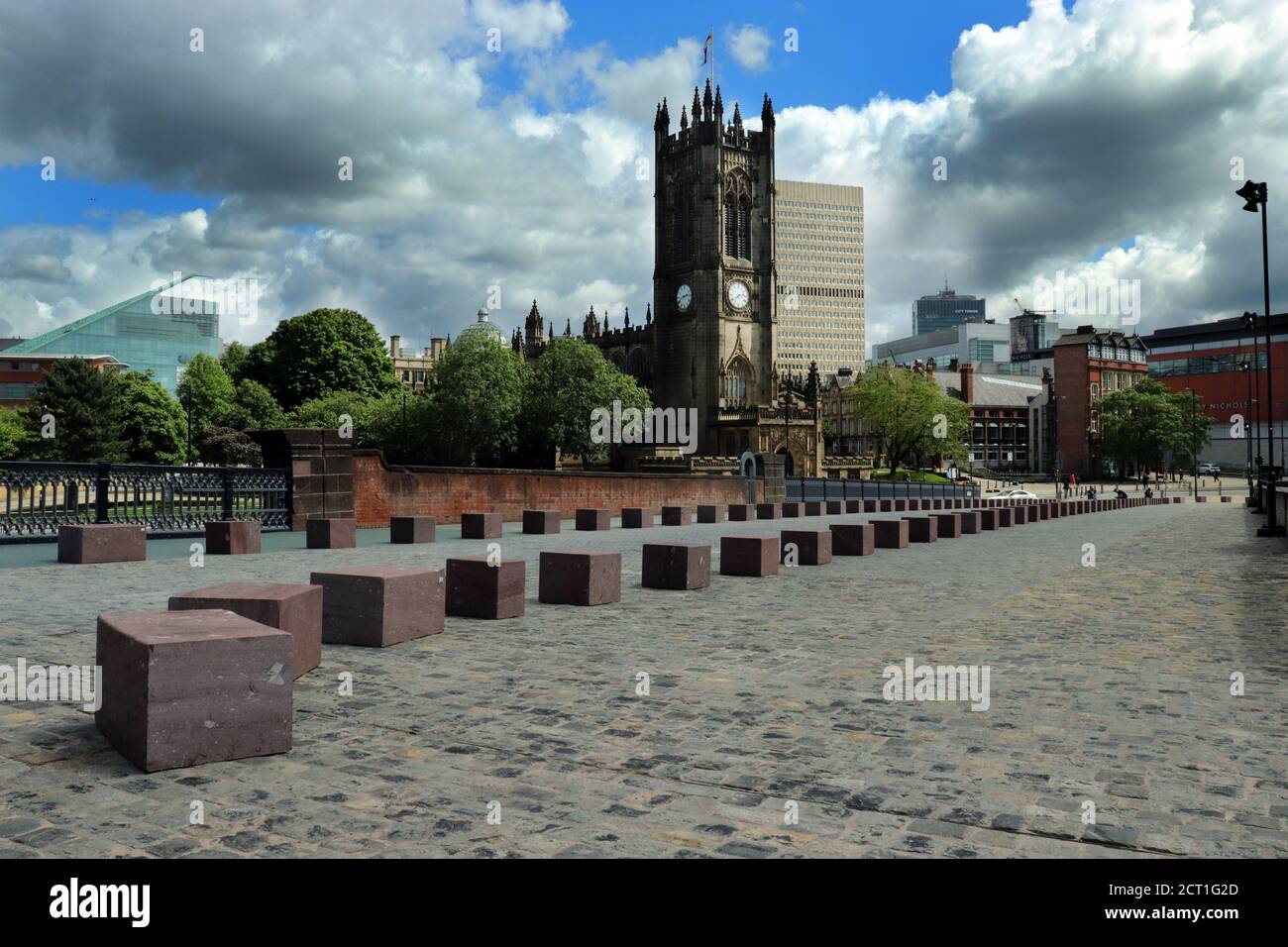 Cattedrale di Manchester Foto Stock